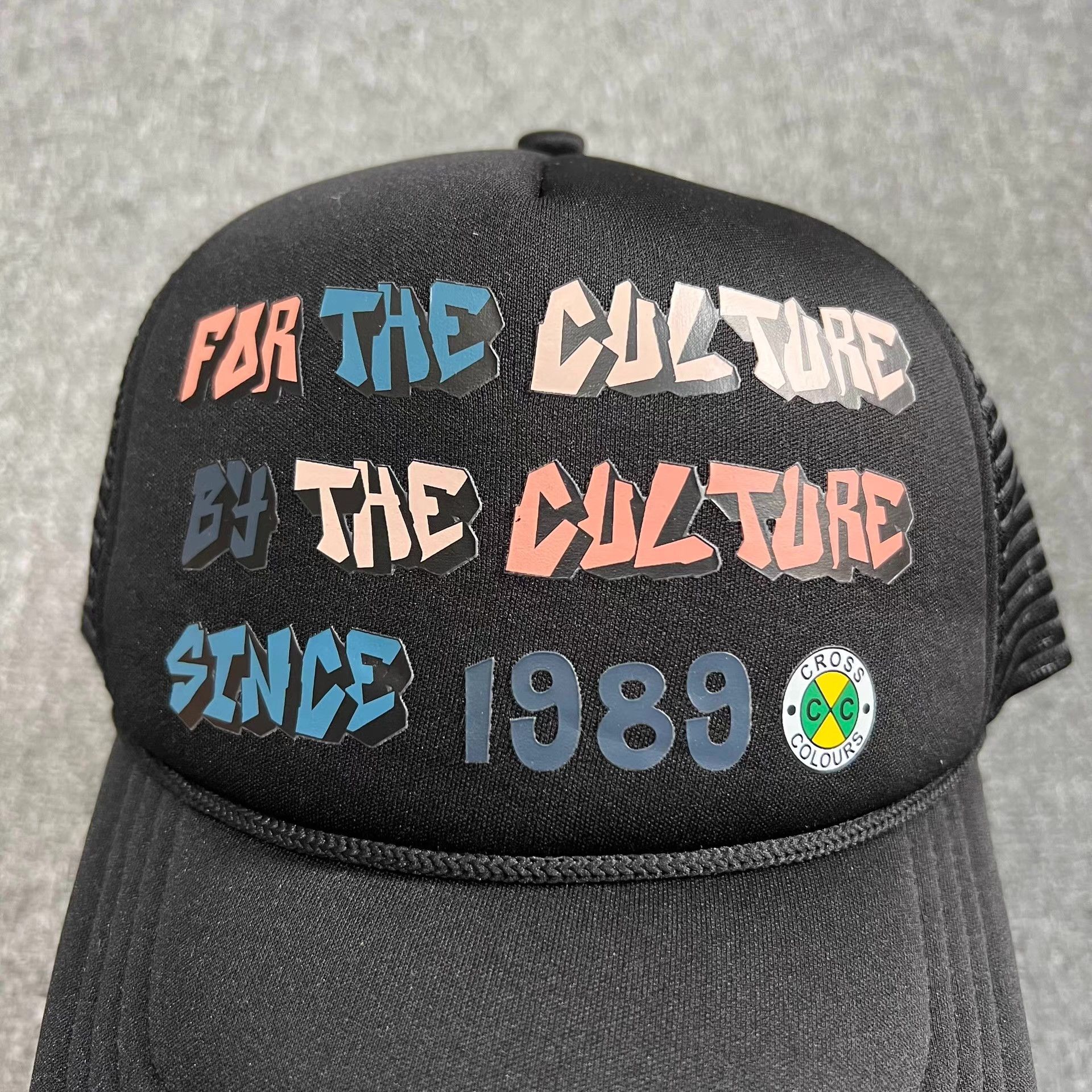 Cross Colours Cross Colours Curved Brim Mesh Trucker Baseball Cap Q7 Size ONE SIZE - 2 Thumbnail