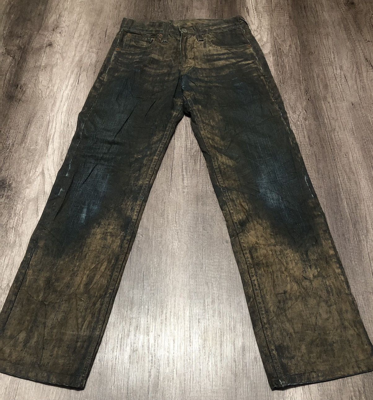 Le Grande Bleu (L.G.B.) Vintage Blue Way Denim Jeans Unisex Size US 28 / EU 44 - 7 Thumbnail