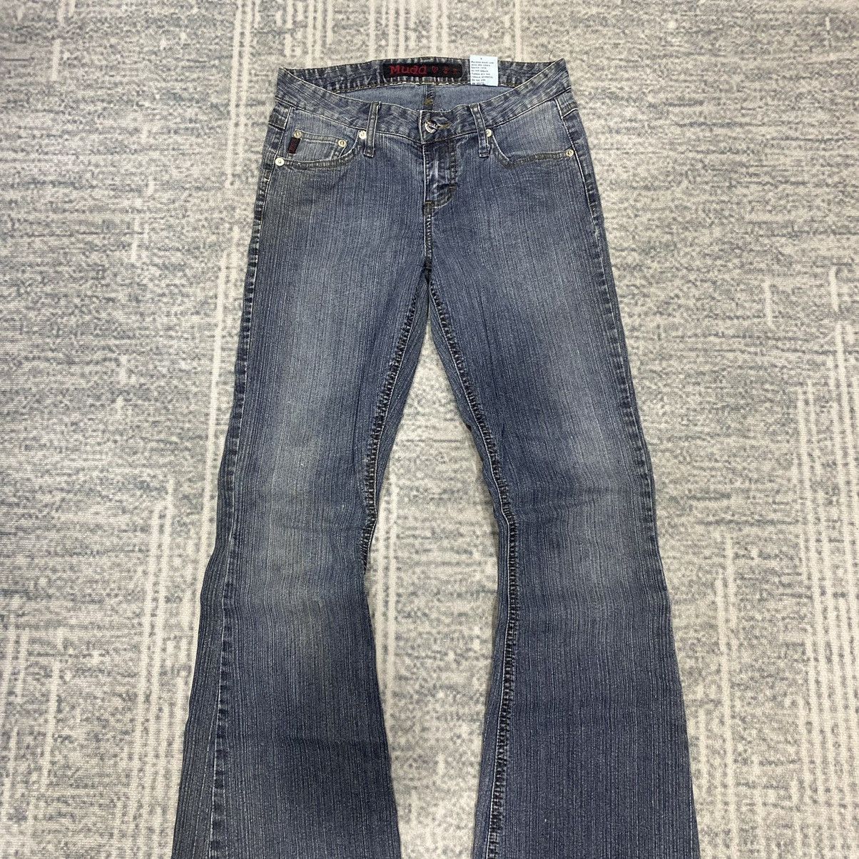 Hysteric Glamour × Japanese Brand × Le Grande Bleu (L.G.B.) Flare☠️ Mudd Japan Washed Jeans 90s Punk Cowboy Size US 28 / EU 44 - 5 Thumbnail