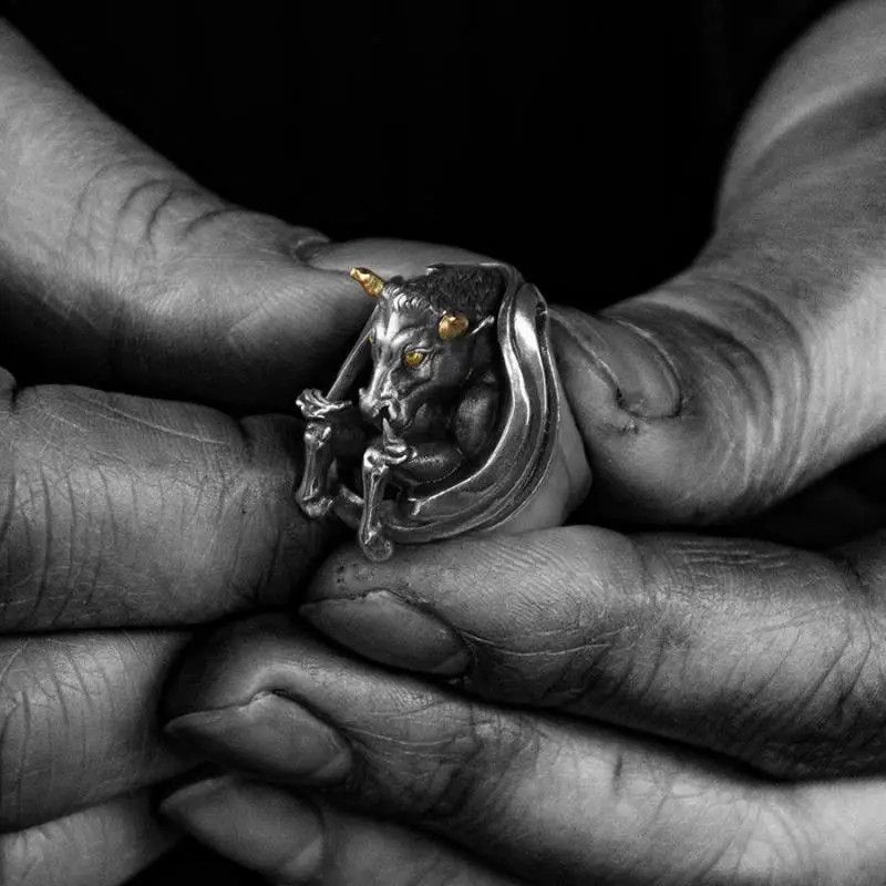 Jewelry × Vintage Taurus Open Ring Size ONE SIZE - 3 Thumbnail