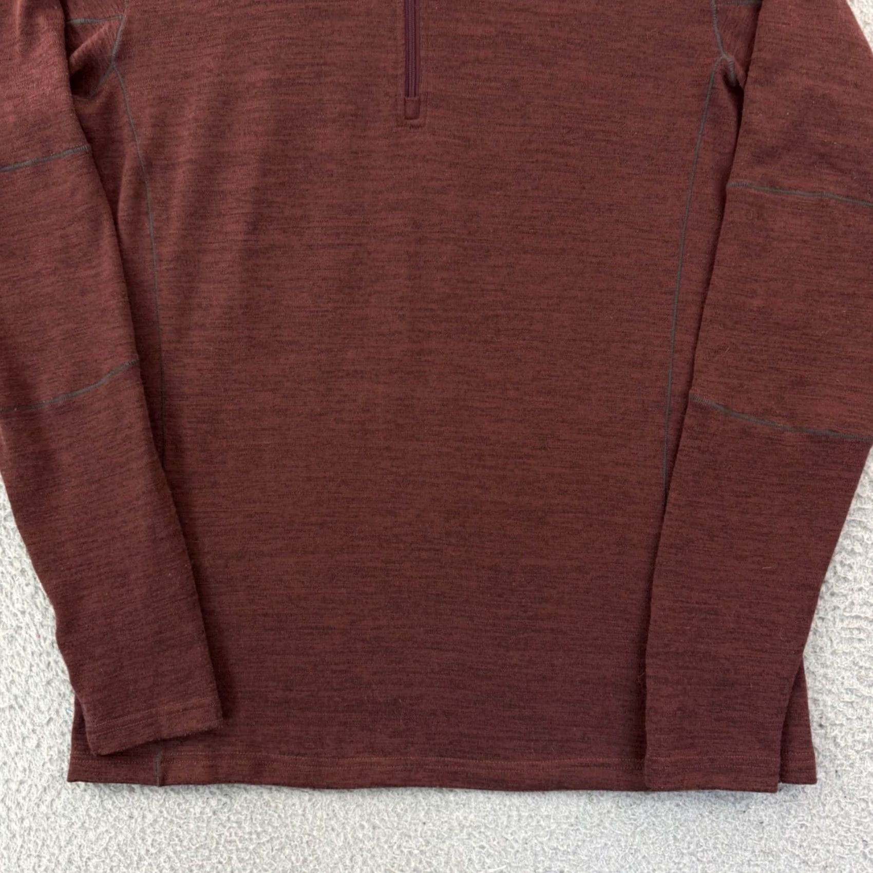 Vintage Kuhl Sweater Mens Medium Red Quarter Zip Long Sleeve Pullover Outdoor Hiking Wool Polyester Fleece Size US M / EU 48-50 / 2 - 2 Thumbnail