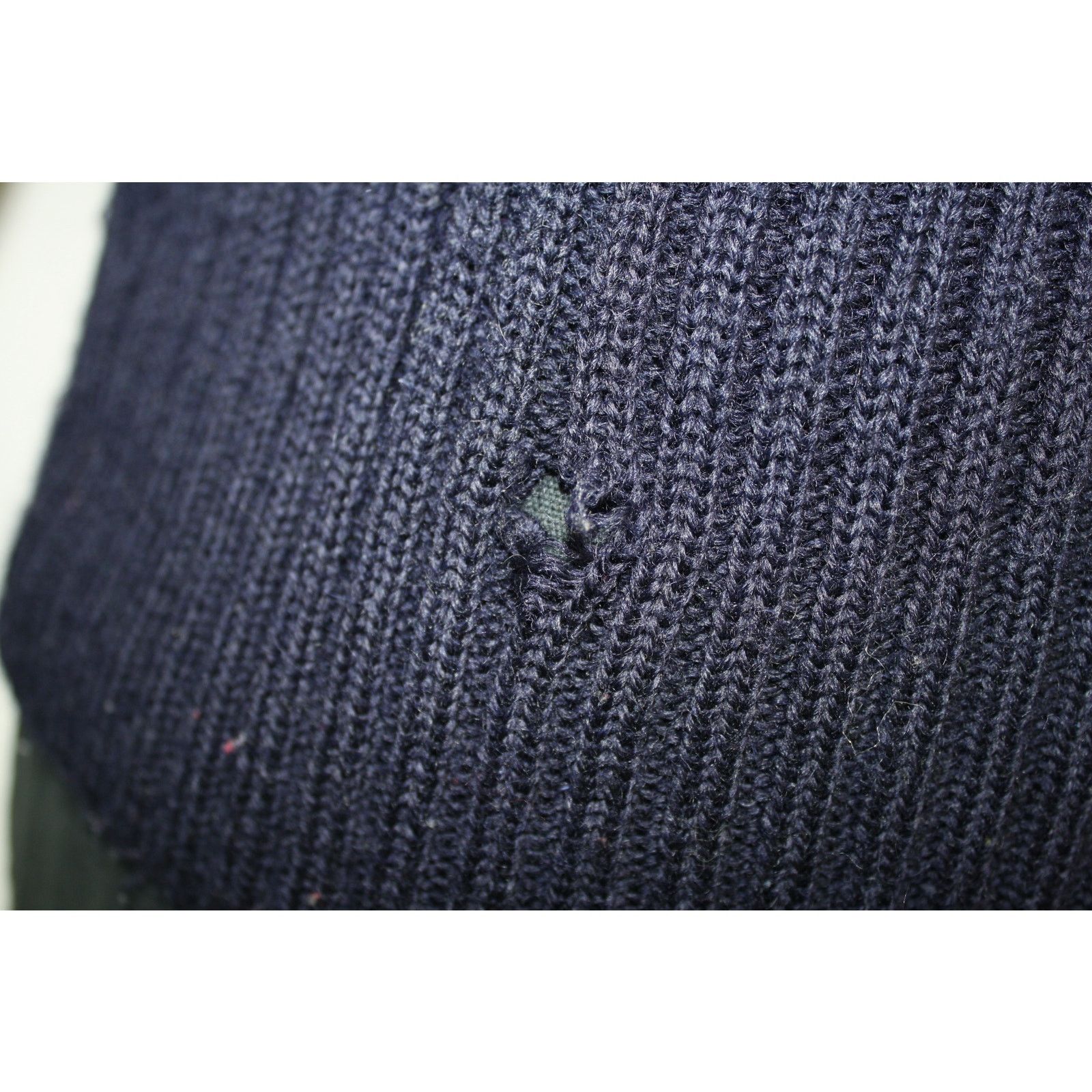 Vintage Vintage Woolly Pully Sweater Mens 42 Military Commando Navy Size US L / EU 52-54 / 3 - 6 Thumbnail