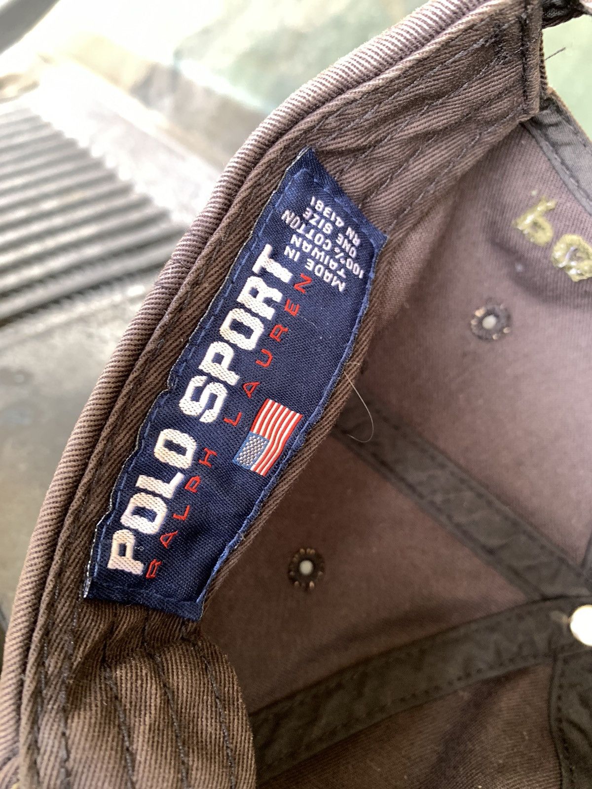 Polo Ralph Lauren × Vintage Vintage polo sportman hat Size ONE SIZE - 7 Thumbnail