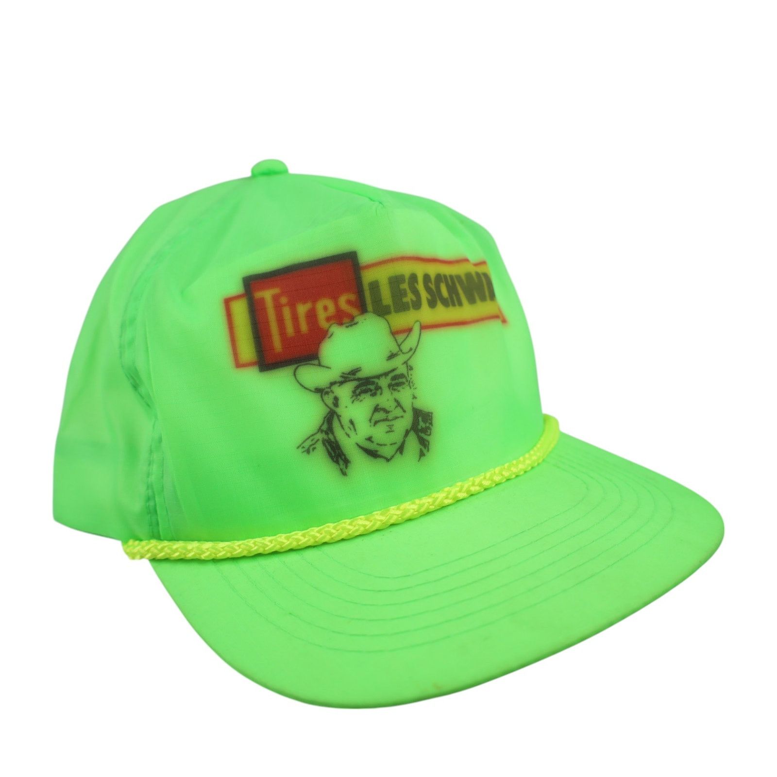 Vintage Vintage Les Schwab Tires Zipper Back Trucker Hat Size ONE SIZE - 2 Thumbnail