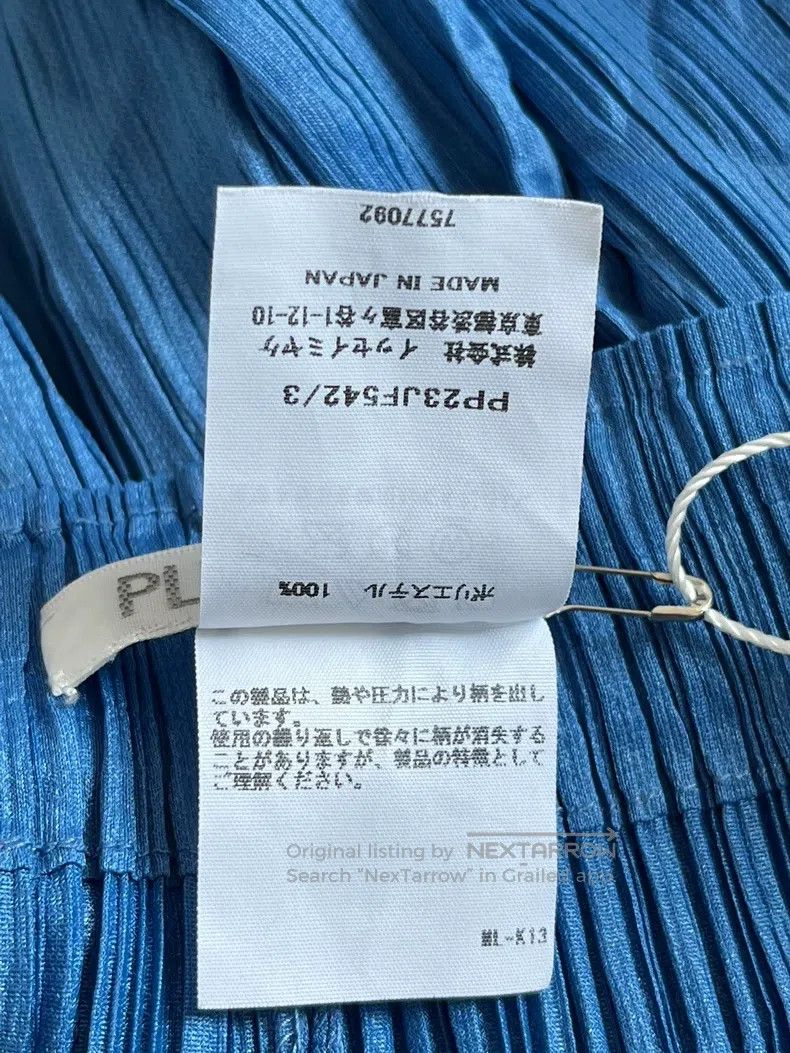 Issey Miyake Issey Miyake size:3 Blue Pants Size 23" - 4 Thumbnail
