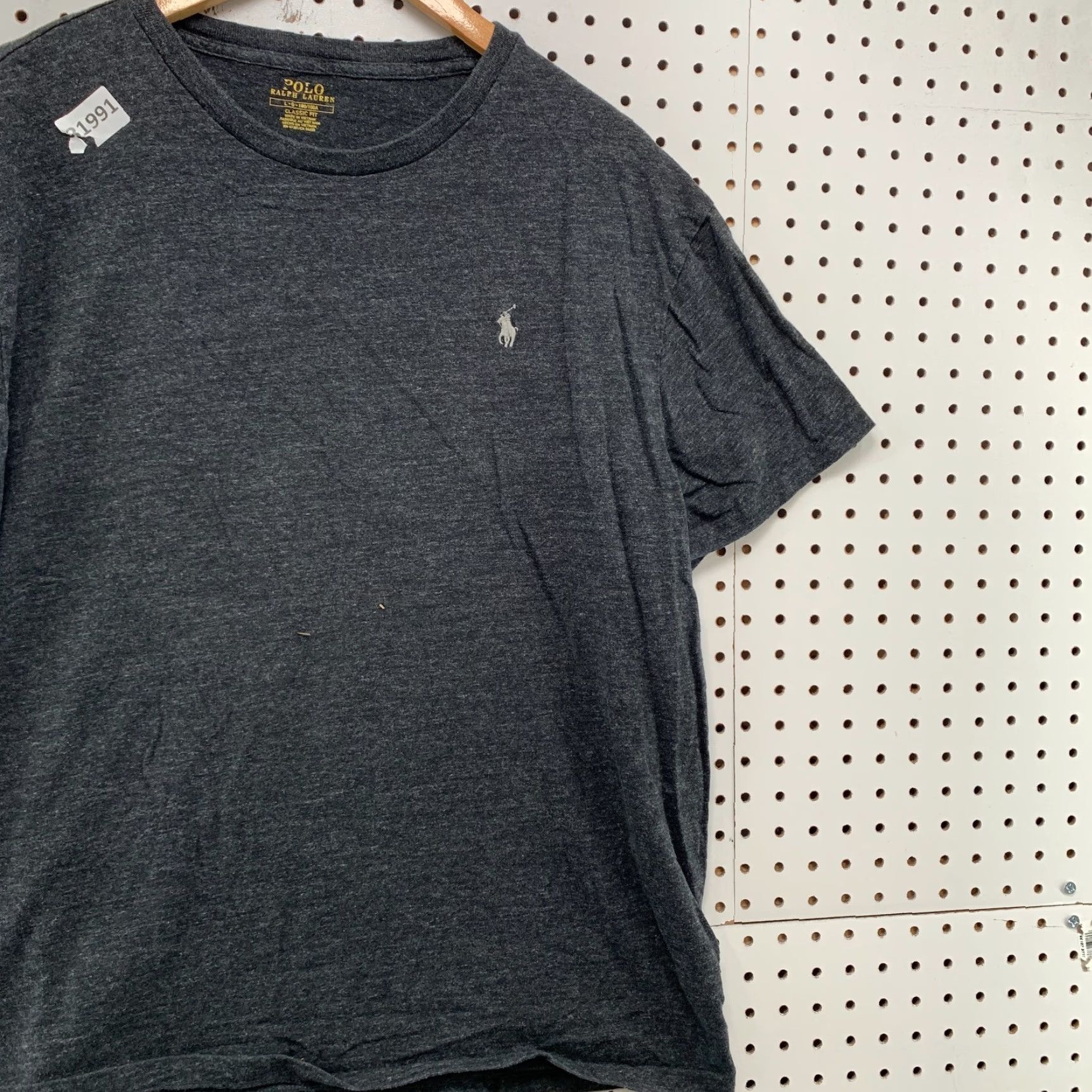 Polo Ralph Lauren Polo Ralph Lauren Shirt White Mens Large Classic Fit 23x27 Pony Gray 90s? Size US L / EU 52-54 / 3 - 4 Thumbnail