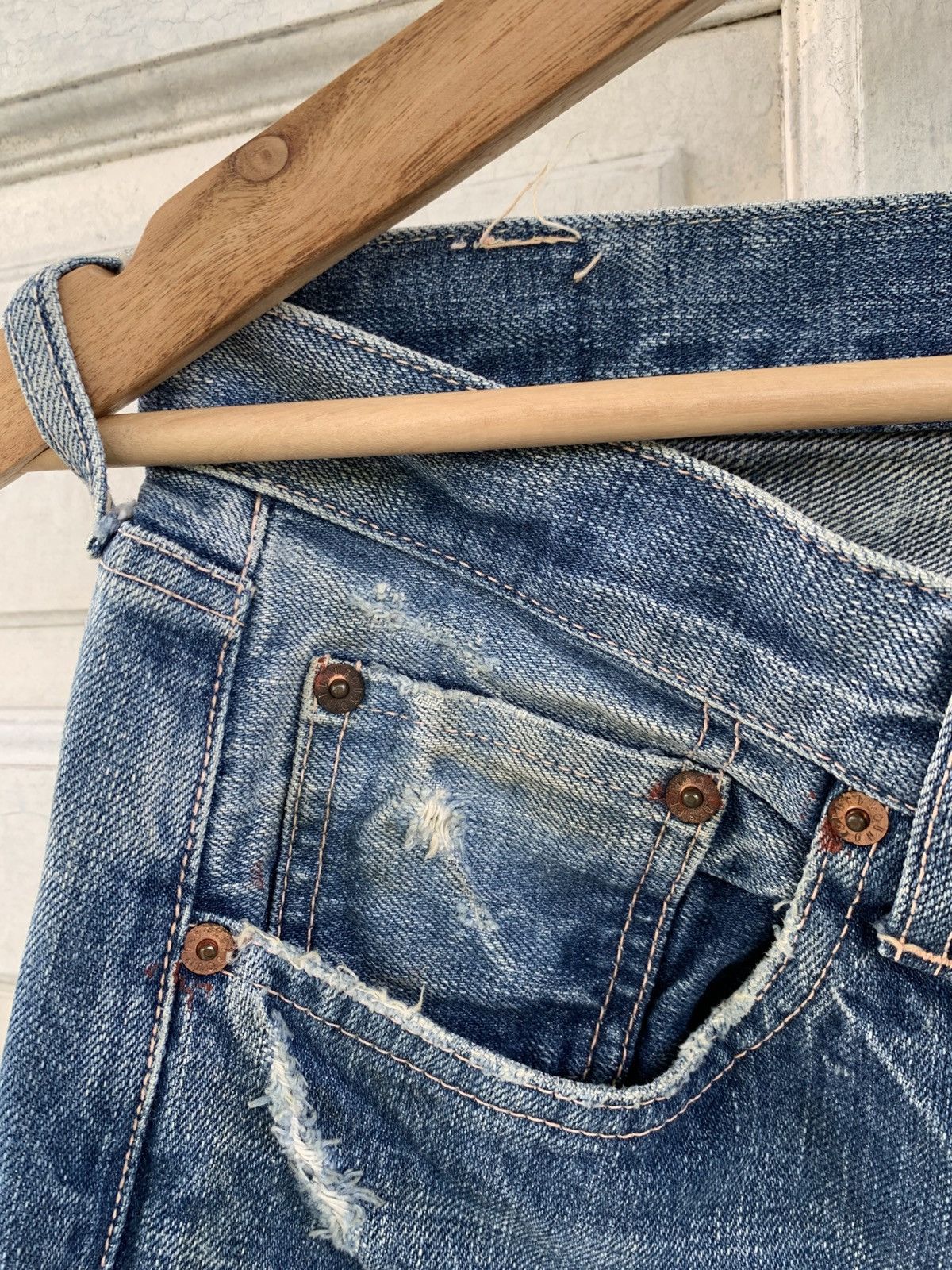 Spellbound Thrashed Distressed Spellbound Denim Jeans Size US 31 - 4 Thumbnail