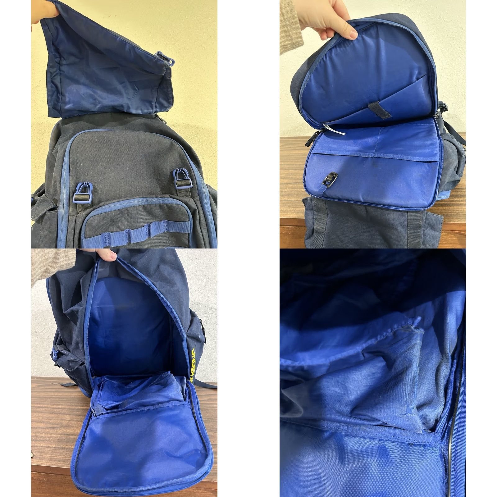 Under Armour Under Armour Steph Curry Storm Backpack Large Blue Nylon Bag Size ONE SIZE - 8 Thumbnail