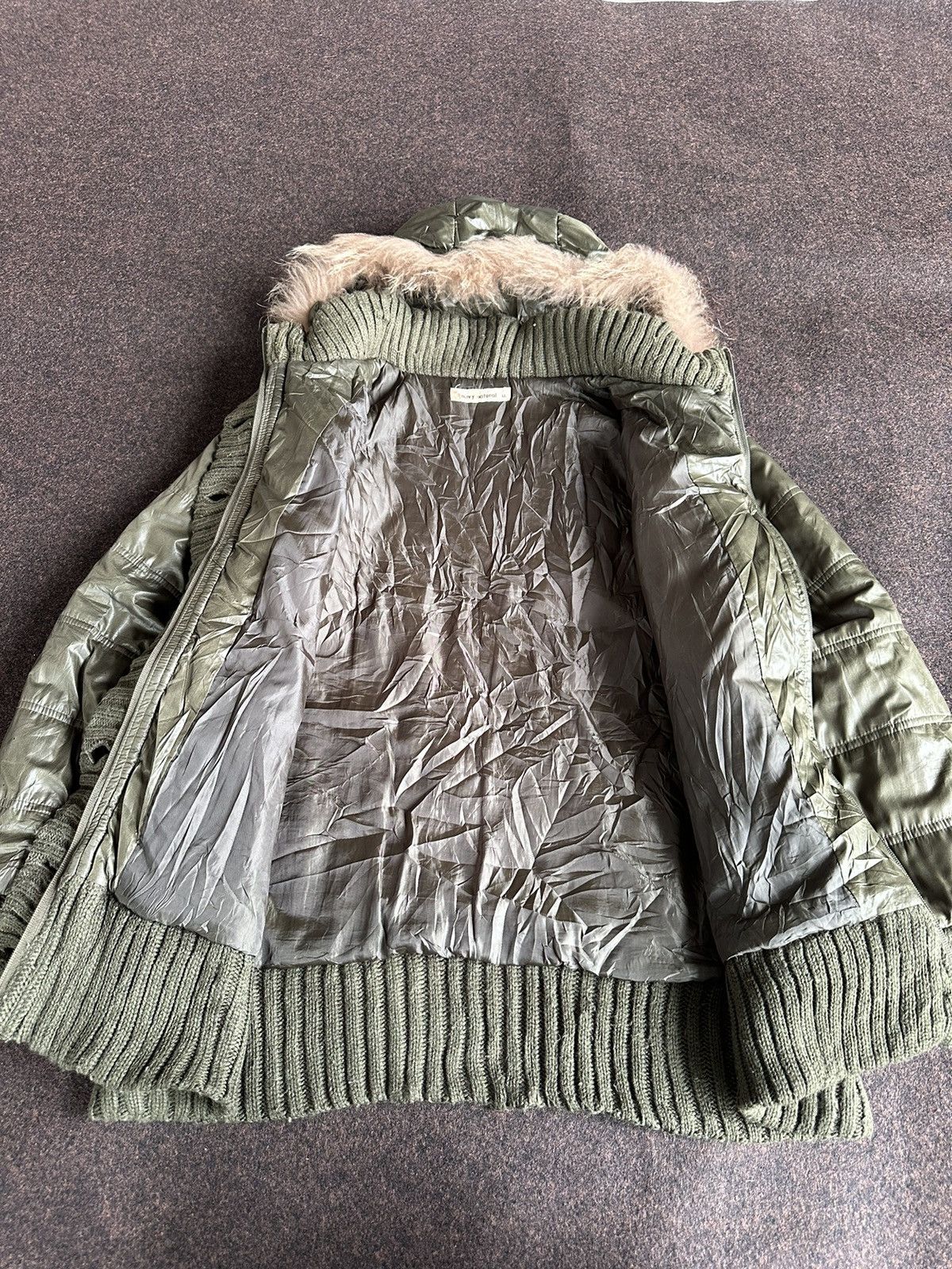 14th Addiction × Beauty Beast × If Six Was Nine Navy Natural Like IFSW9 Fur Jacket Z79 Size US L / EU 52-54 / 3 - 4 Thumbnail