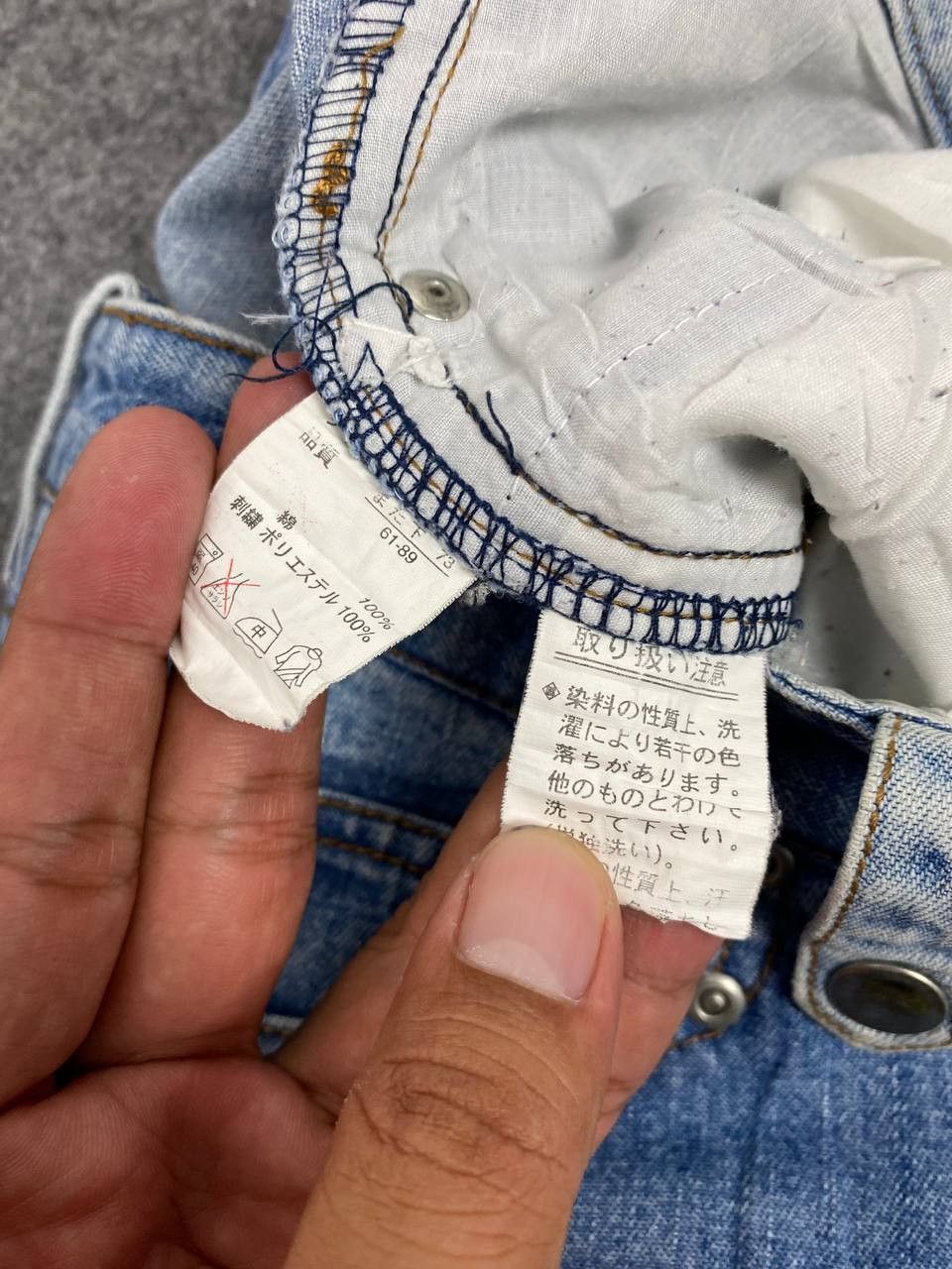 Japanese Brand vintage japanese brands embroided design bootcut flare denim Size 30" / US 8 / IT 44 - 11 Thumbnail