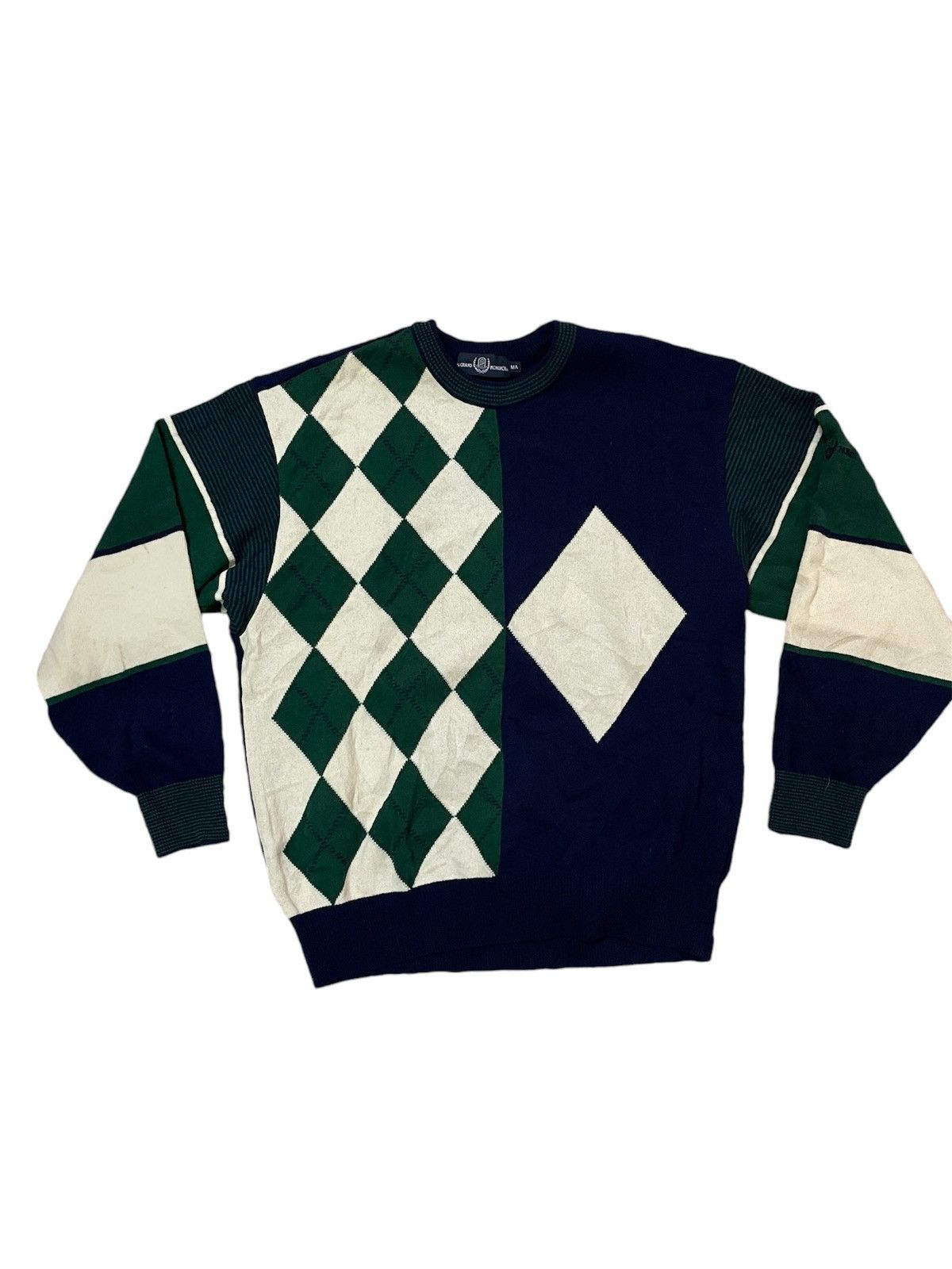 Grand Slam Vintage Grand Monarch golf Knitwear abstract art diamond L Size US M / EU 48-50 / 2 - 7 Thumbnail
