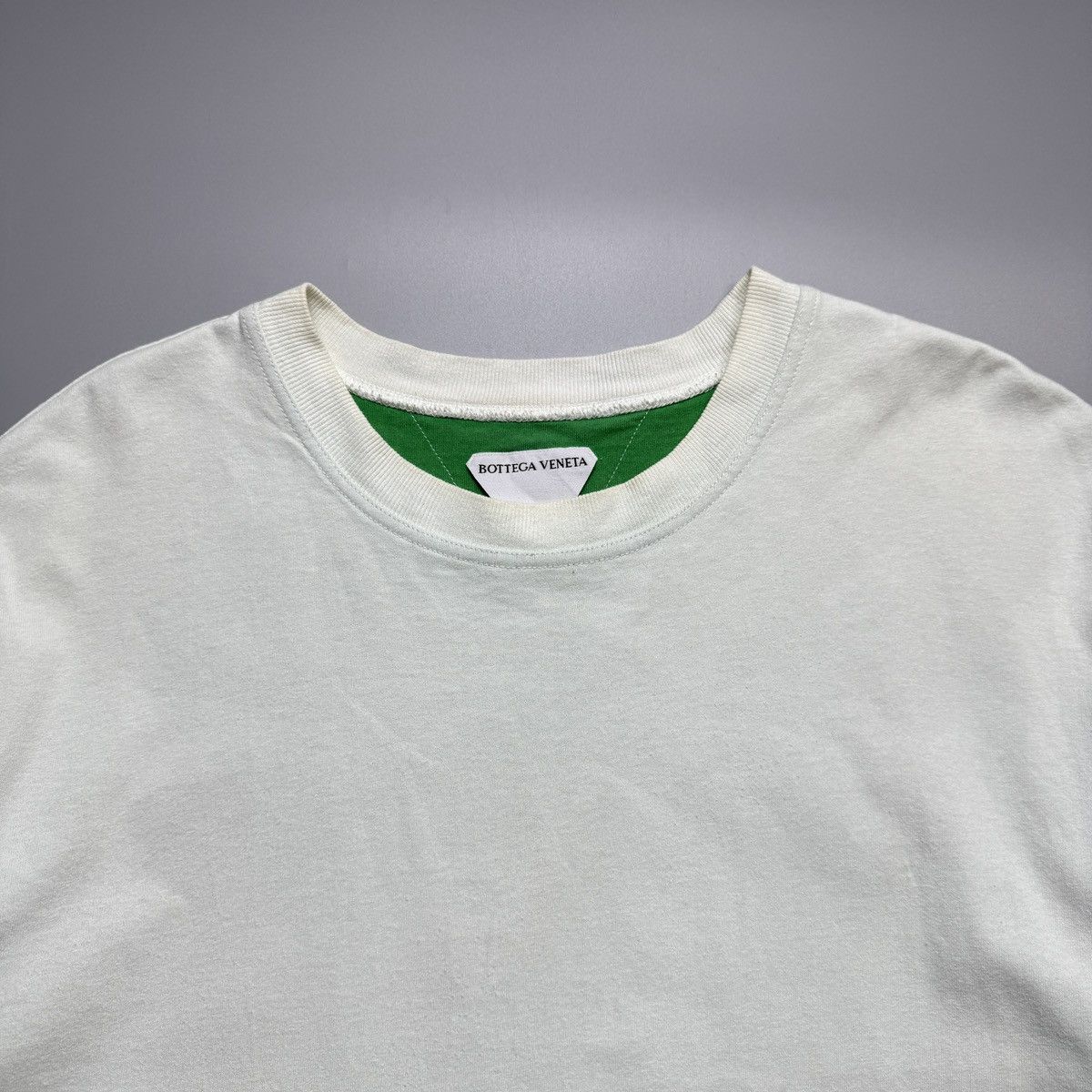 Bottega Veneta Bottega Veneta - SS/22 Double Layer Heavy Cotton Tshirt Size US L / EU 52-54 / 3 - 5 Thumbnail