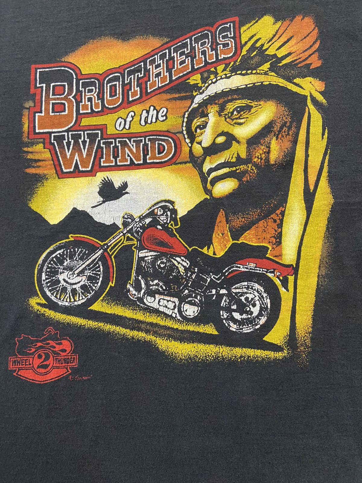 Anvil Vintage Sturgis 1994 motorcycle rally tee Size US XL / EU 56 / 4 - 2 Thumbnail