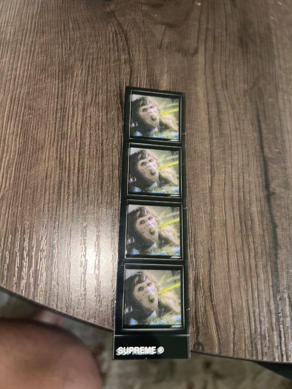 Supreme Supreme Get Off The Fucking Phone Sticker black | Grailed