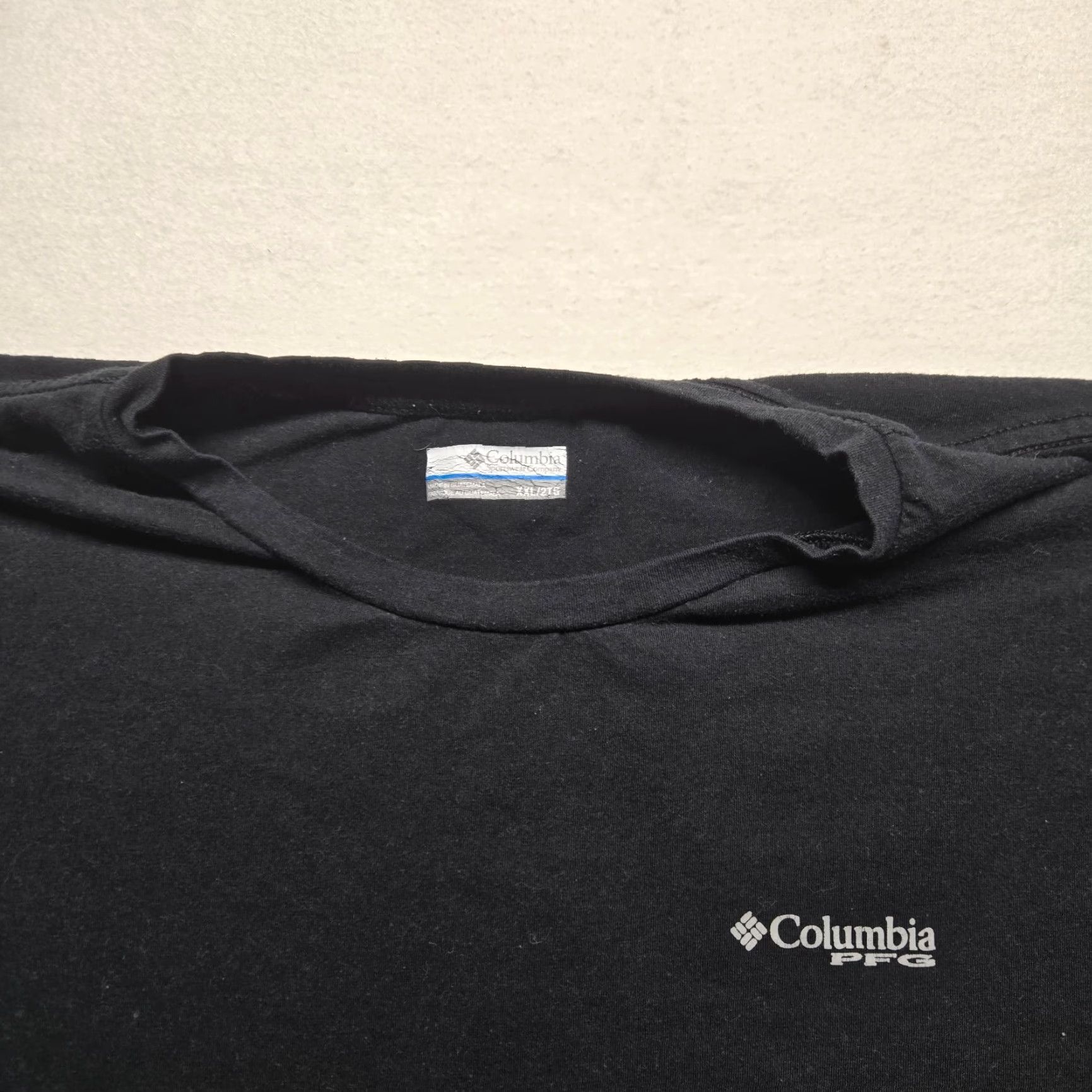 Logo 7 Columbia Shirt Mens Adult 2XL Black Cotton Short Sleeve Logo T-Shirt Size US XXL / EU 58 / 5 - 3 Thumbnail