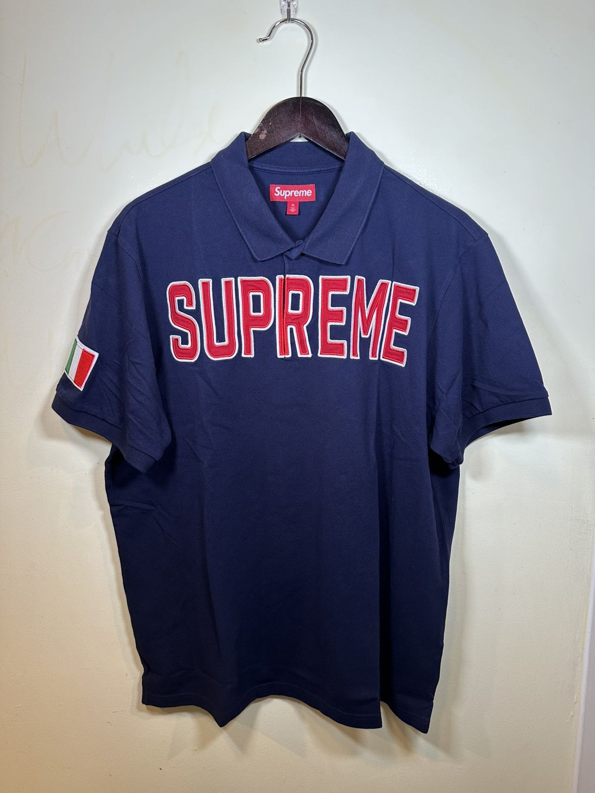 Supreme Supreme Twill Appliqué Polo | Grailed