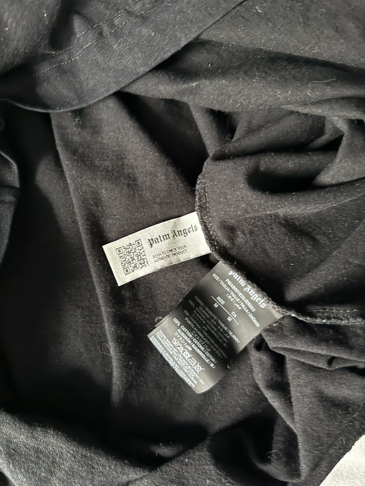 Palm Angels Palm Angels Black Metal Logo Longsleeve T-shirt M Size US M / EU 48-50 / 2 - 7 Thumbnail