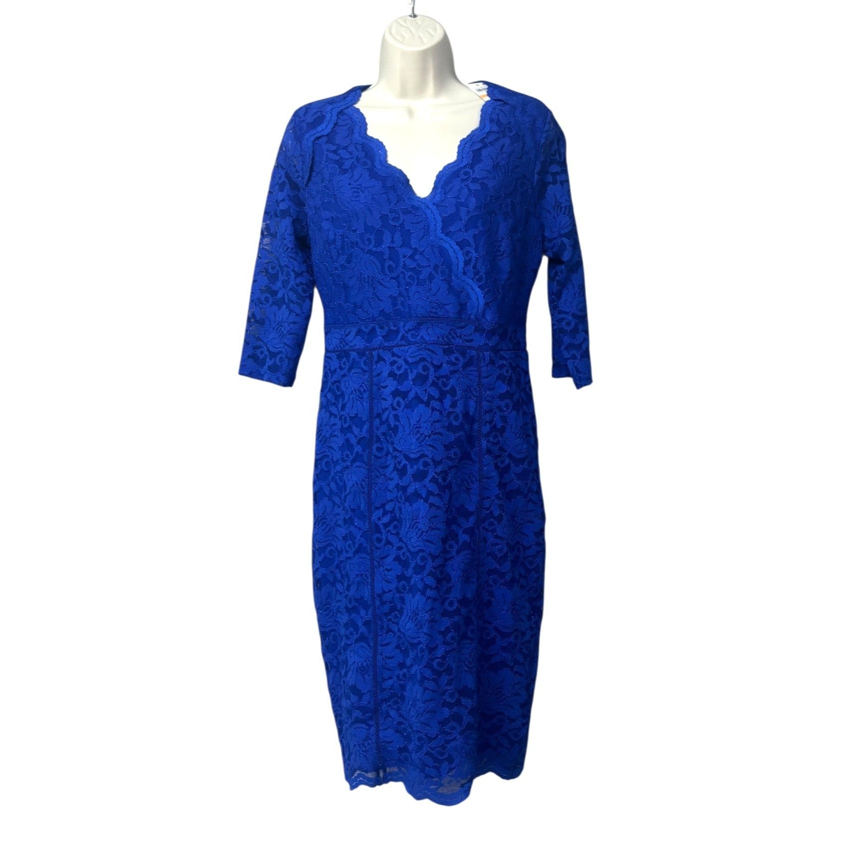 Other Thalia Sodi Lace Sheath Dress, Lazulite, Sz. S Size S / US 4 / IT 40 - 3 Thumbnail