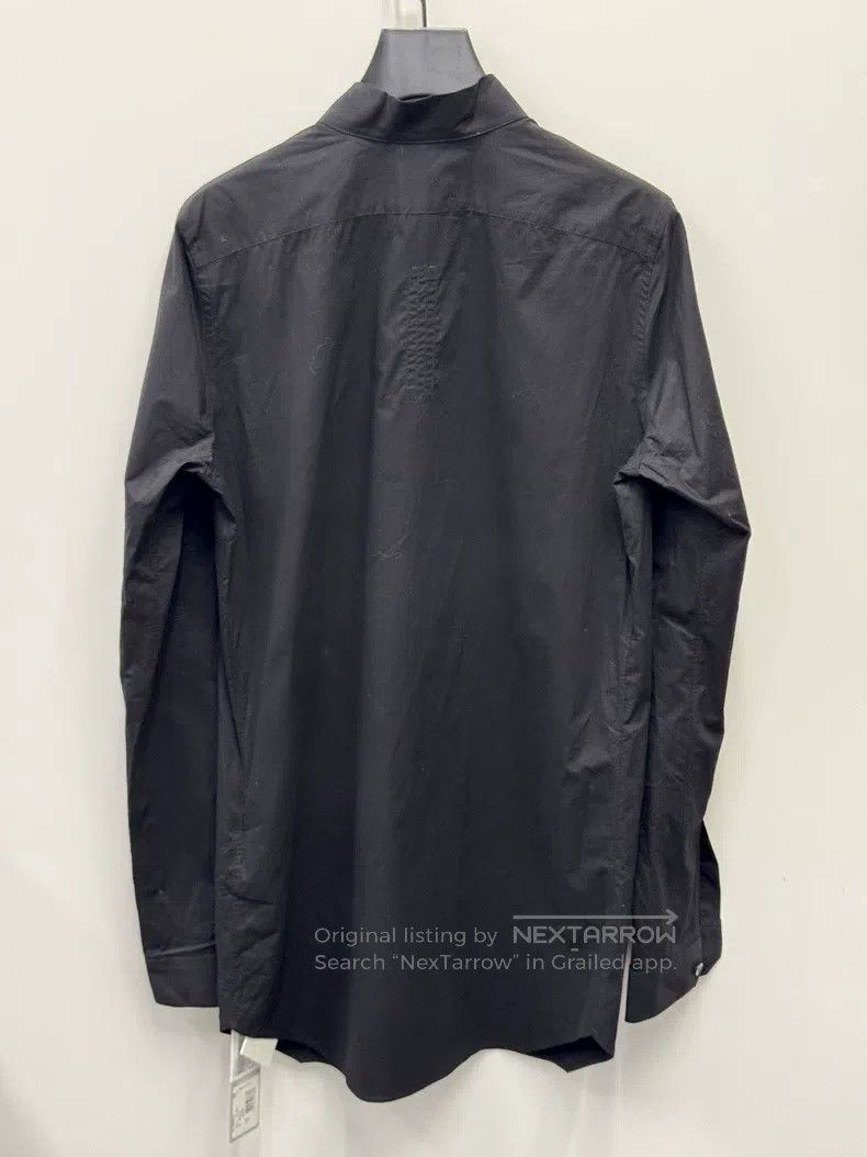 Rick Owens Rick Owens Black V-Neck Long Shirt Size US S / EU 44-46 / 1 - 2 Thumbnail
