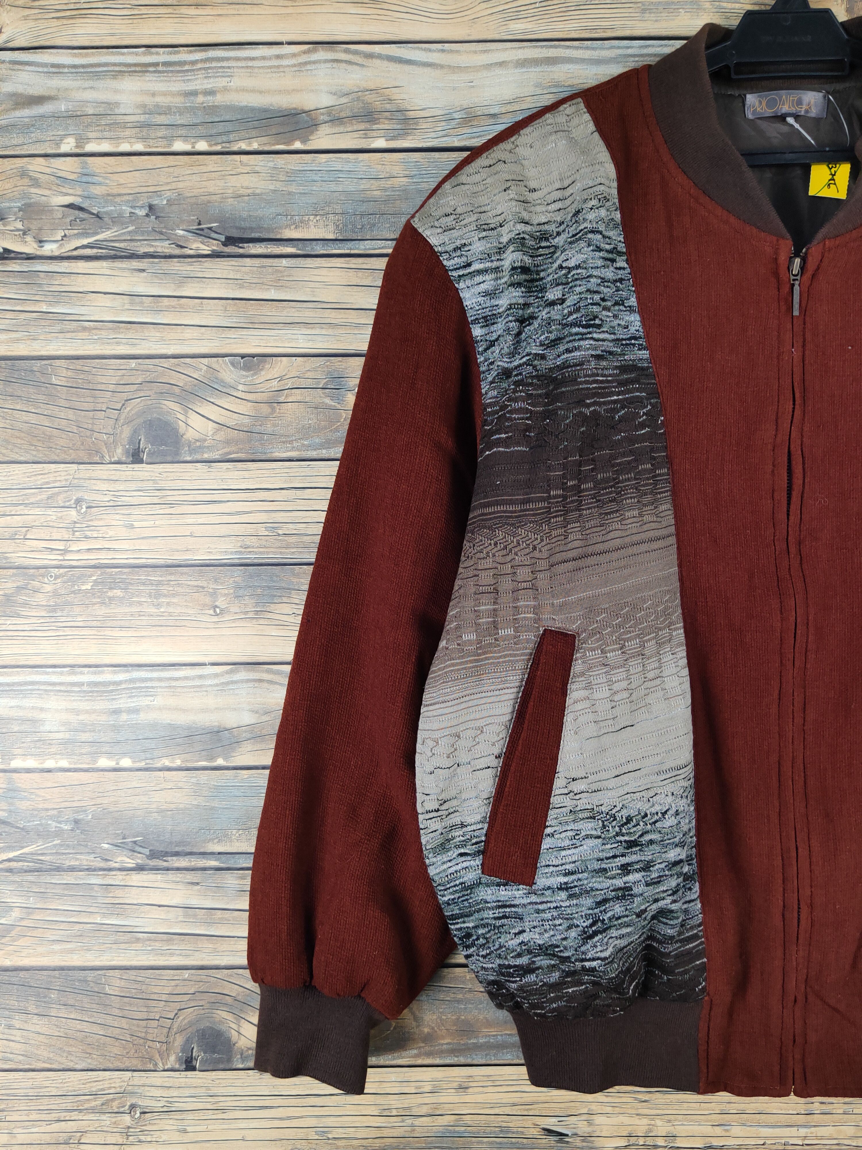 Japanese Brand Prio Alegre Dark Brown Sweater #W2054 Size US XL / EU 56 / 4 - 3 Thumbnail