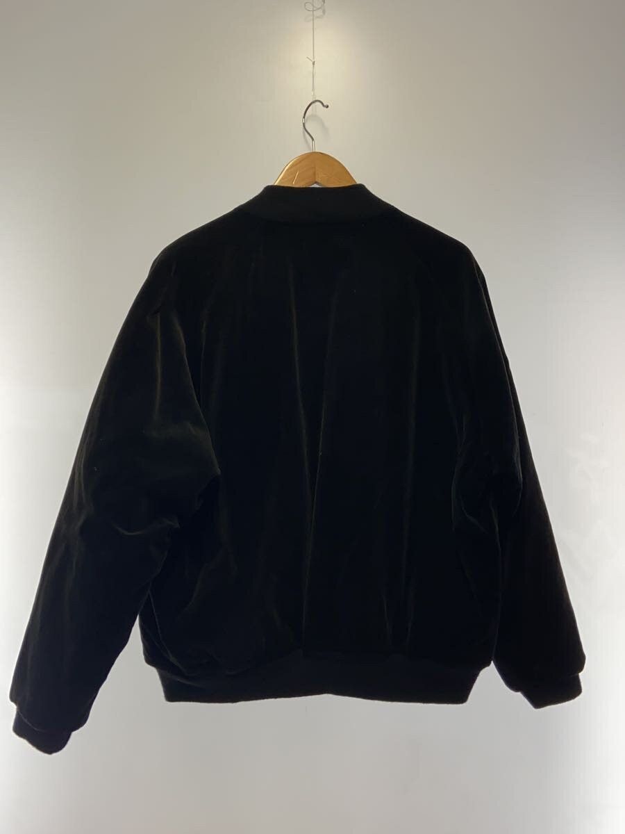 A.PRESSE Black Cotton Vintage Us Navy Souvenir Velour Jacket Size US M / EU 48-50 / 2 - 2 Thumbnail