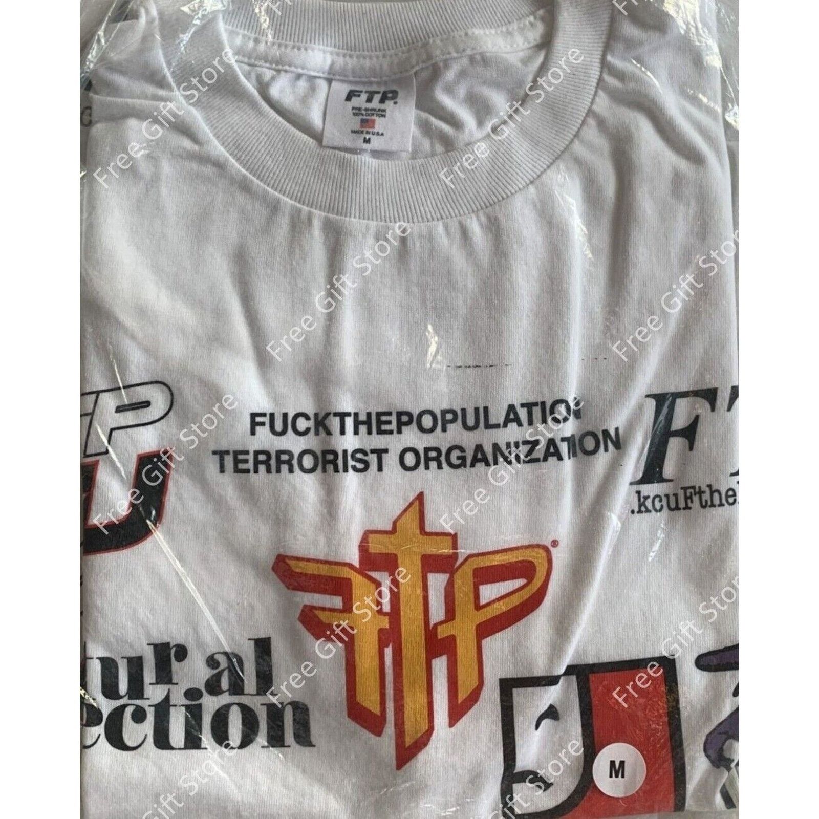 Fuck The Population FTP 10 Year Archive Anniversary Tee Shirt With ...
