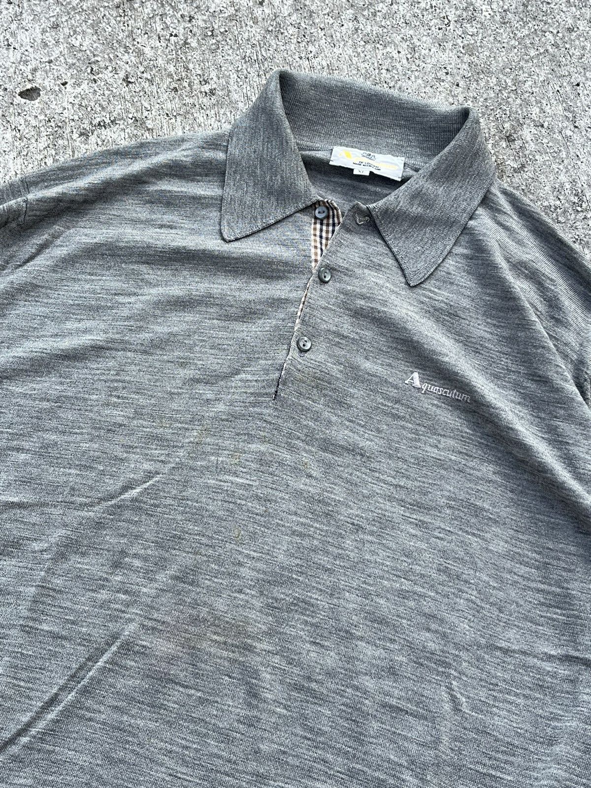 Aquascutum Vintage Aquascutum Collar Longsleeve Size US XL / EU 56 / 4 - 9 Thumbnail