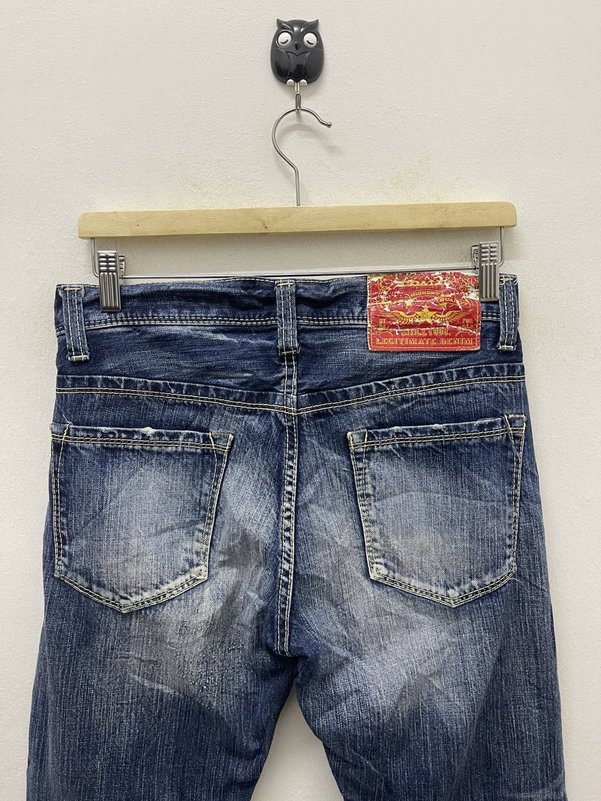 Japanese Brand Rare Vintage CO AND LU Poem Punk Rock Star Denim Size US 29 - 16 Thumbnail