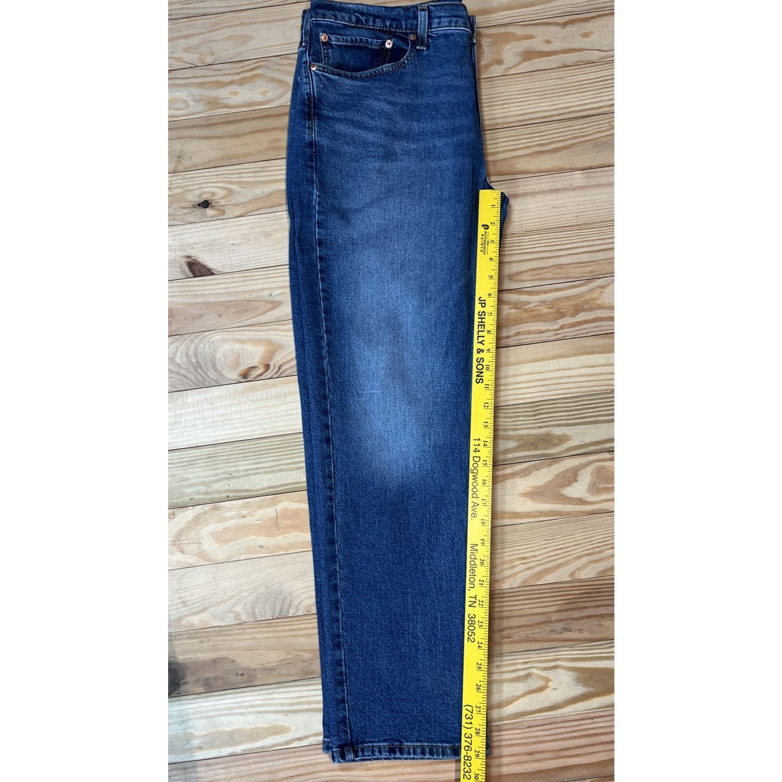 Levi's Levi's 514 Jeans Men's 36x30 Medium Wash Slim Straight Leg Size US 36 / EU 52 - 6 Thumbnail