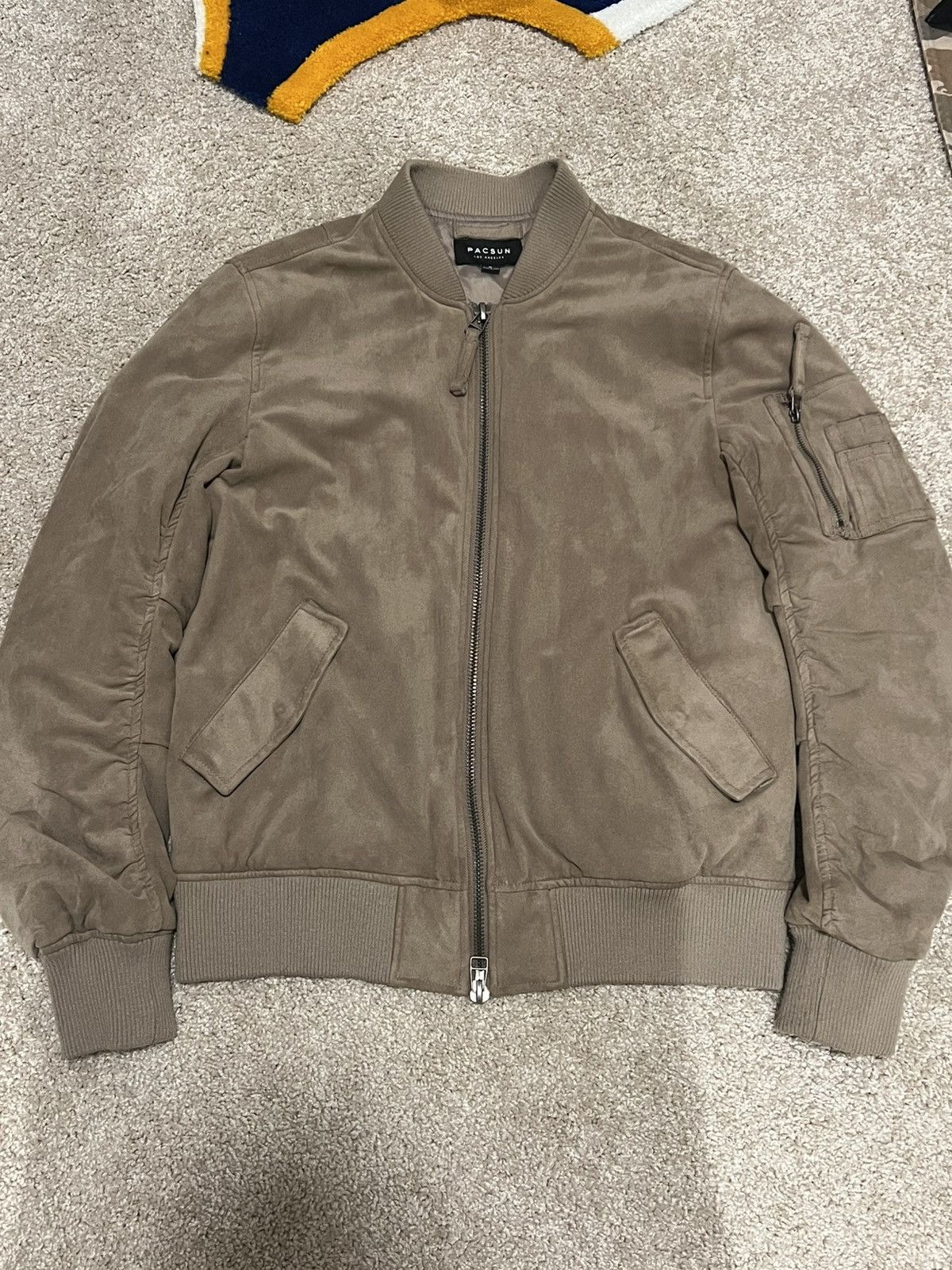 Pacsun Pacsun Suede Bombers Jacket Size US M / EU 48-50 / 2 - 1 Thumbnail
