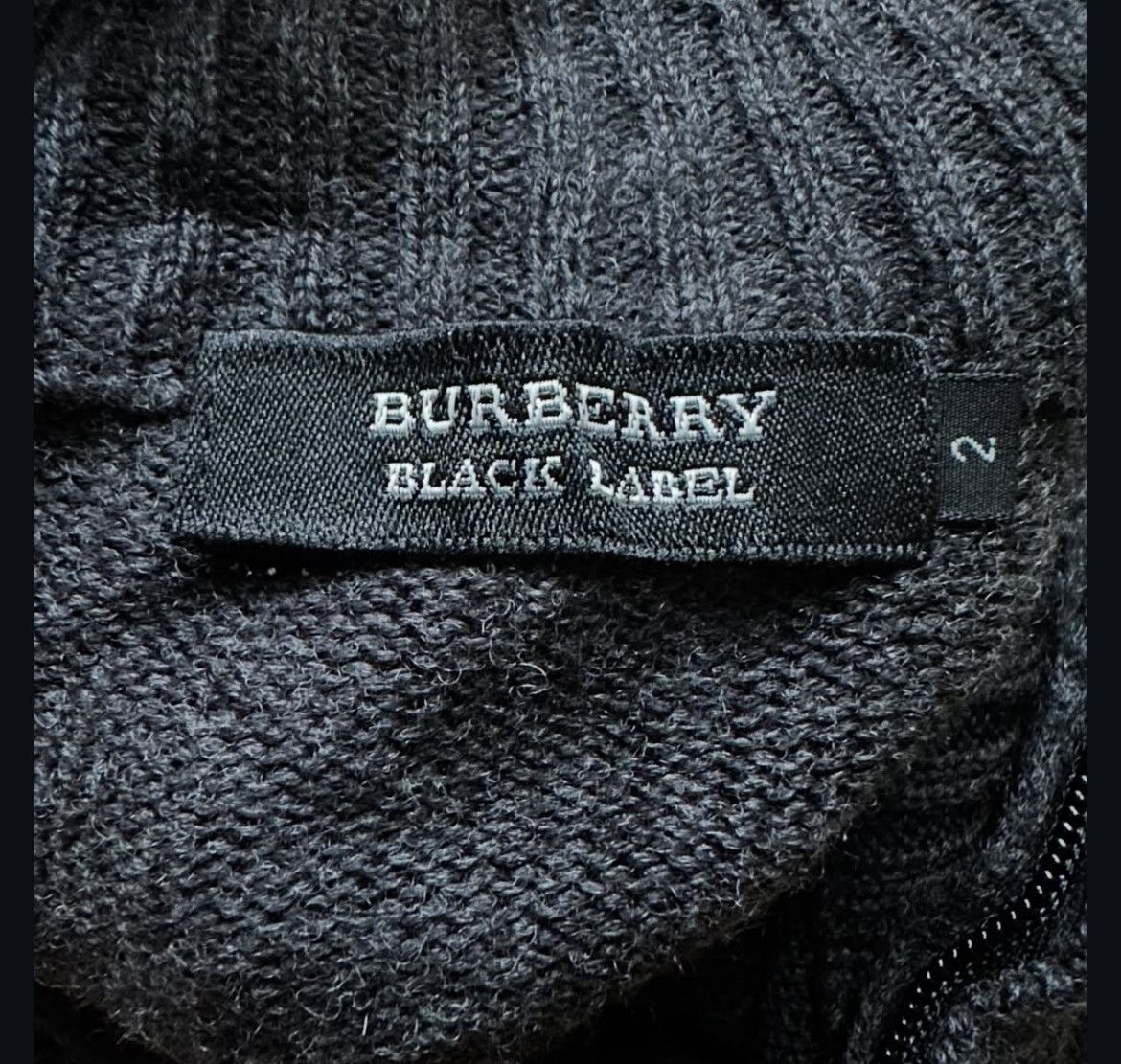 Burberry 2000s Burberry Black Label Novacheck Zip Knitwear Size US M / EU 48-50 / 2 - 4 Thumbnail