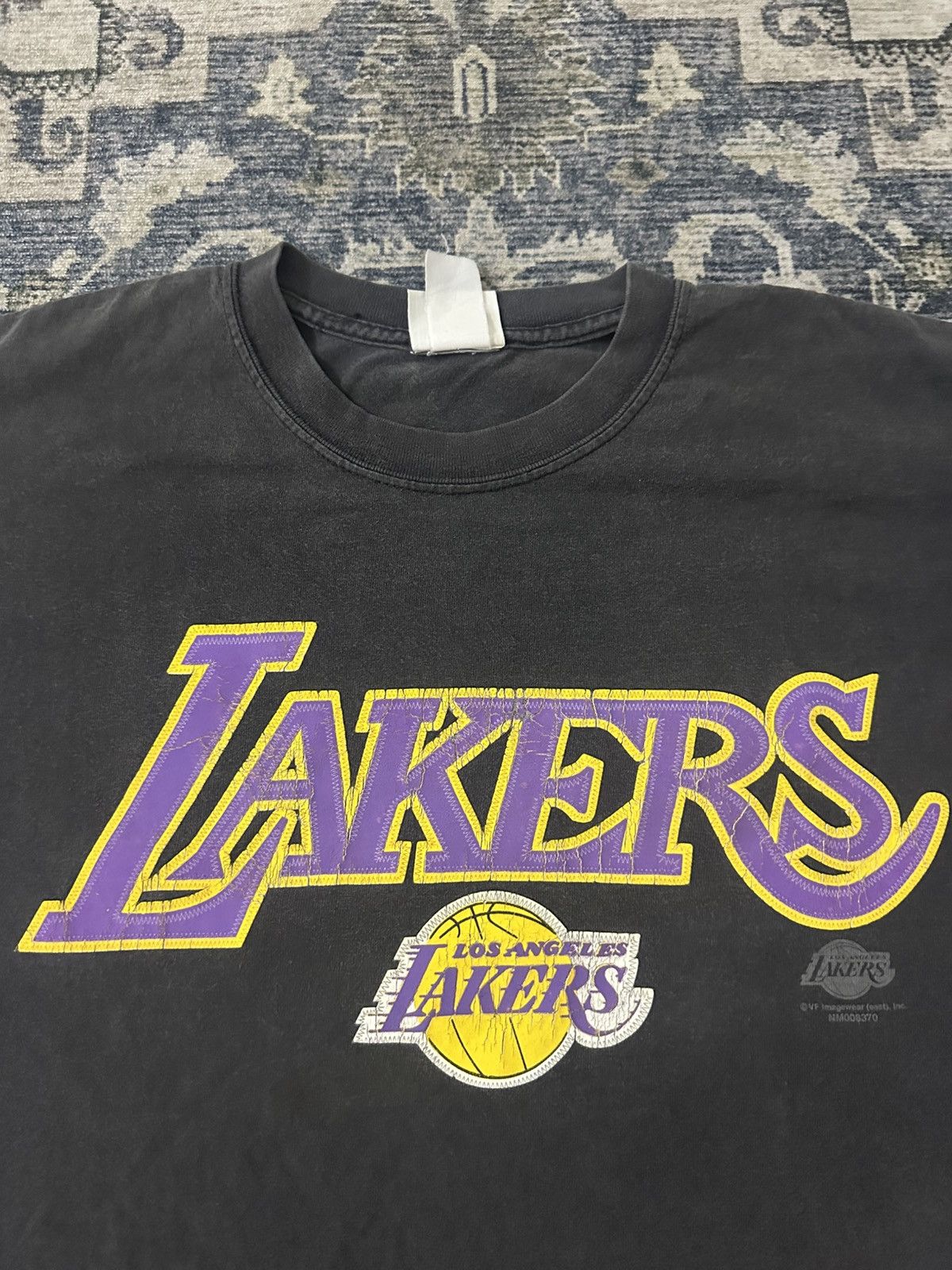 NBA × Vintage Vintage 90’s LA Lakers Nice Sunfaded Size US XL / EU 56 / 4 - 3 Thumbnail