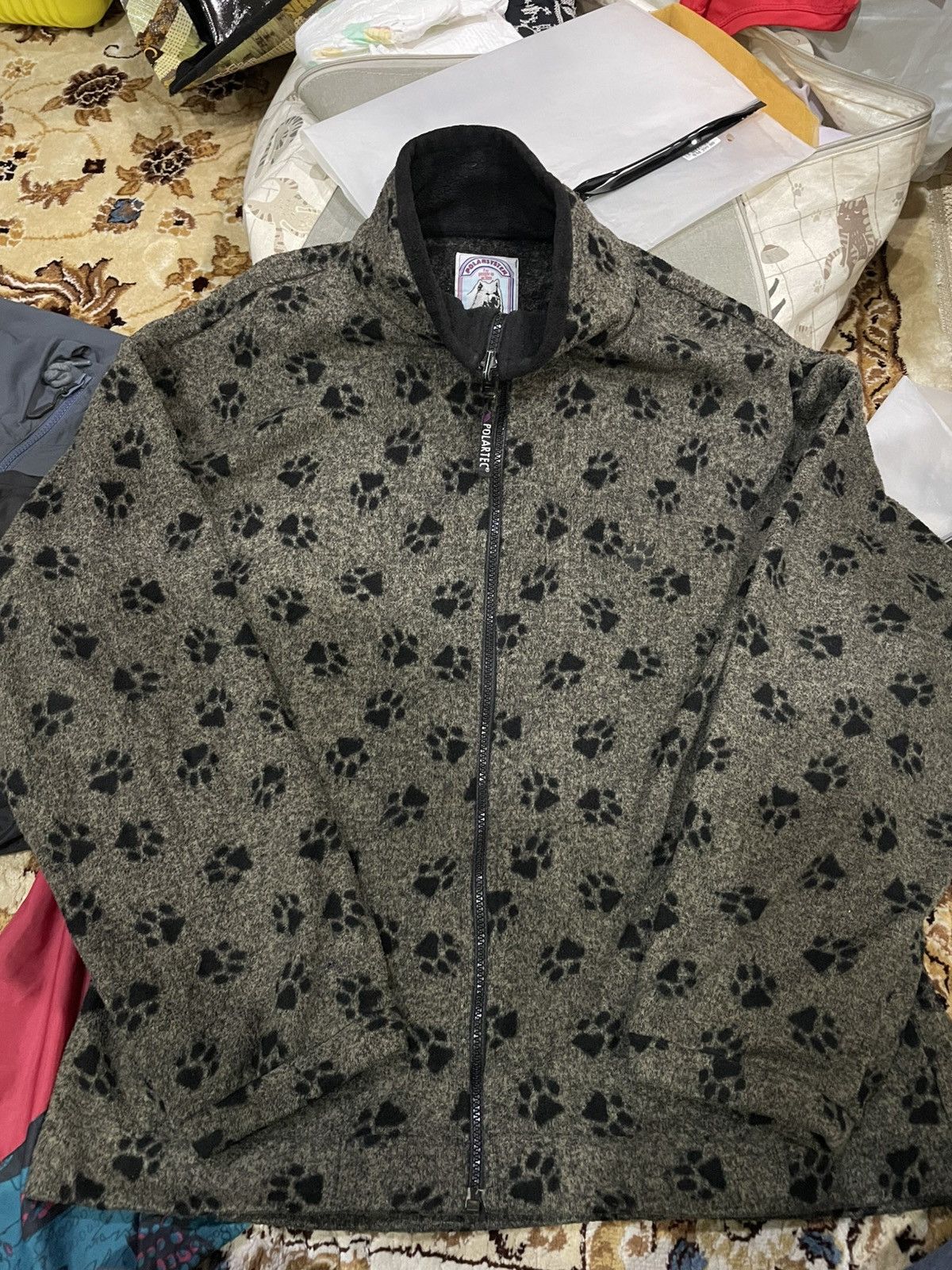 Jack Wolfskin × Vintage Vintage 90s Jack Wolfskin Fleece Size US XL / EU 56 / 4 - 1 Thumbnail