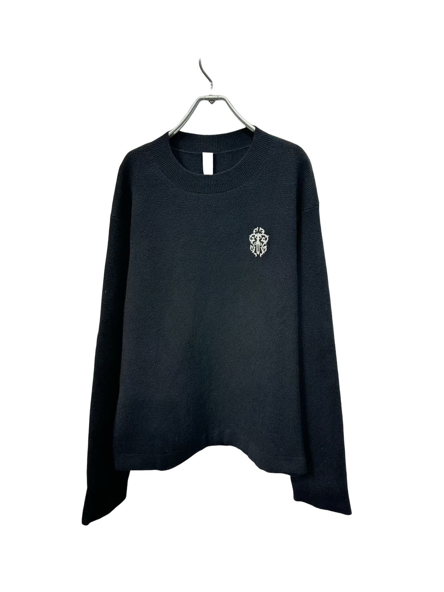 Chrome Hearts Chrome Hearts Embroidered Cashmere Sweater L Size US L / EU 52-54 / 3 - 1 Thumbnail