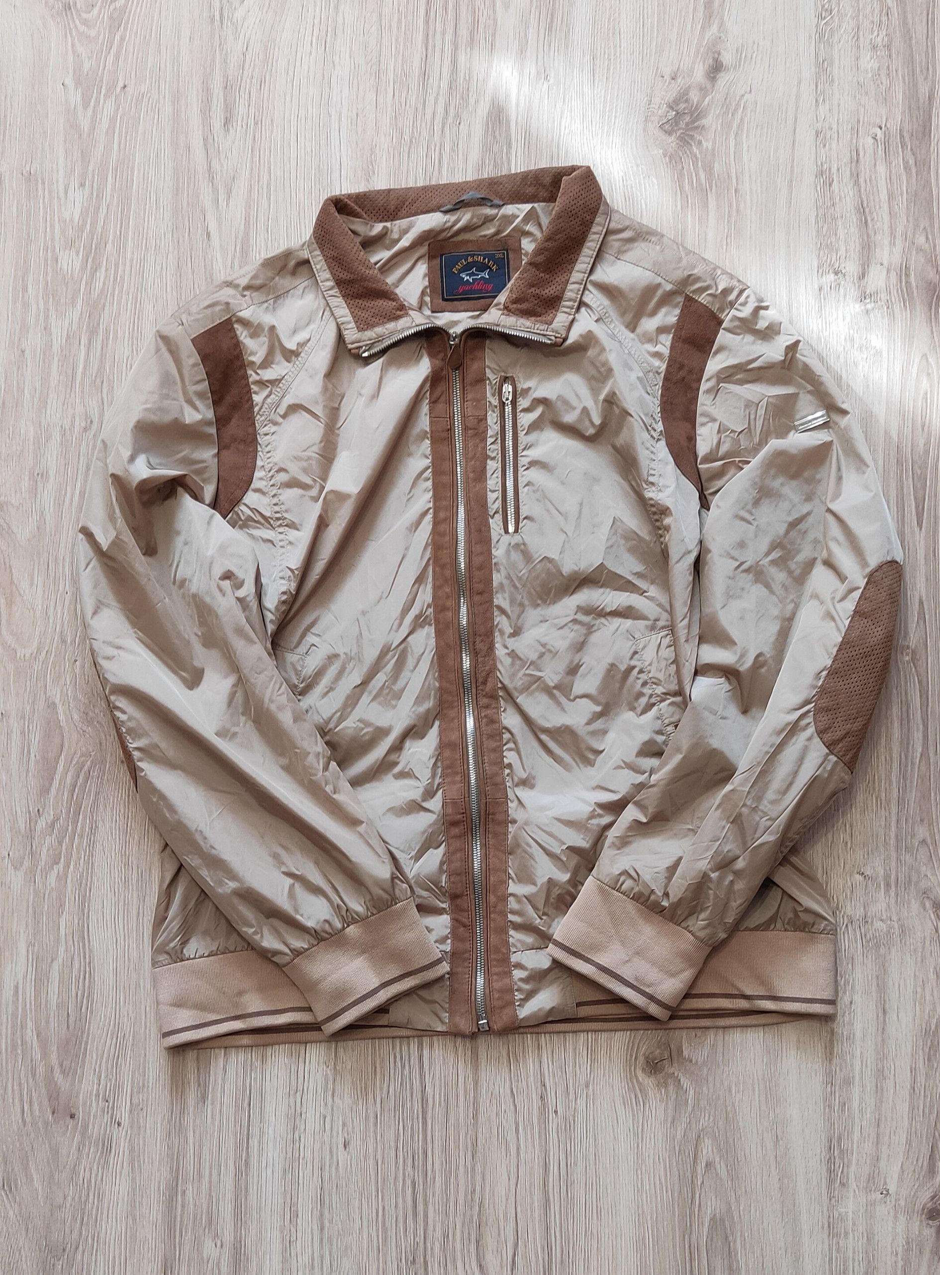 Paul & Shark Paul & Shark nylon jacket with leather details Size US XXL / EU 58 / 5 - 3 Thumbnail