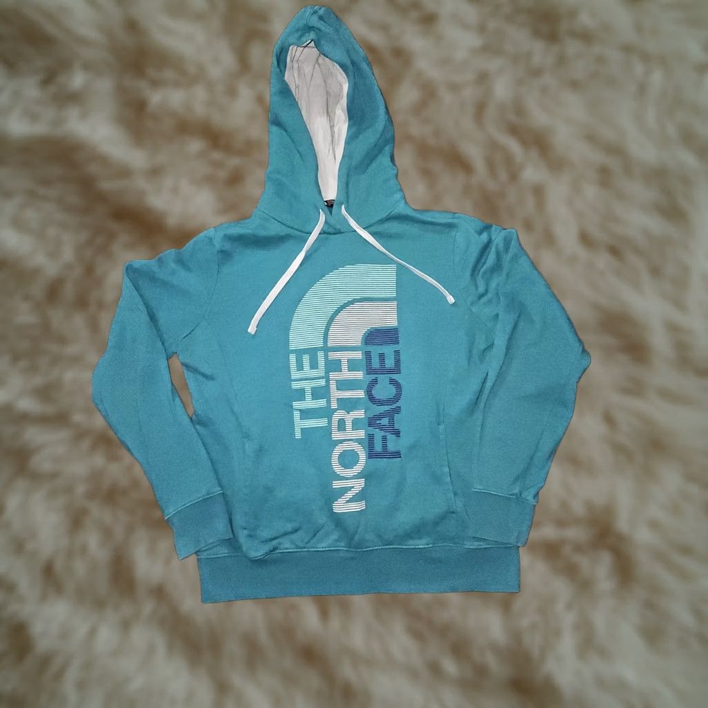 The North Face The North Face Hoodie Womens L Green Pullover Women Long Sleeve Casual Outdoors Size L / US 10 / IT 46 - 1 Thumbnail