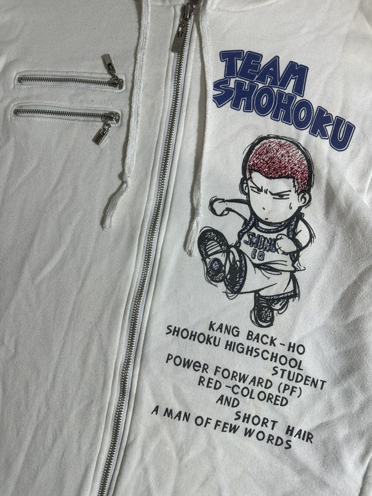 Beauty Beast RARE SLAM DUNK TEAM SHOHOKU HANAMICHI SAKURAGI FUR ZIPHOODIE Size US M / EU 48-50 / 2 - 4 Thumbnail