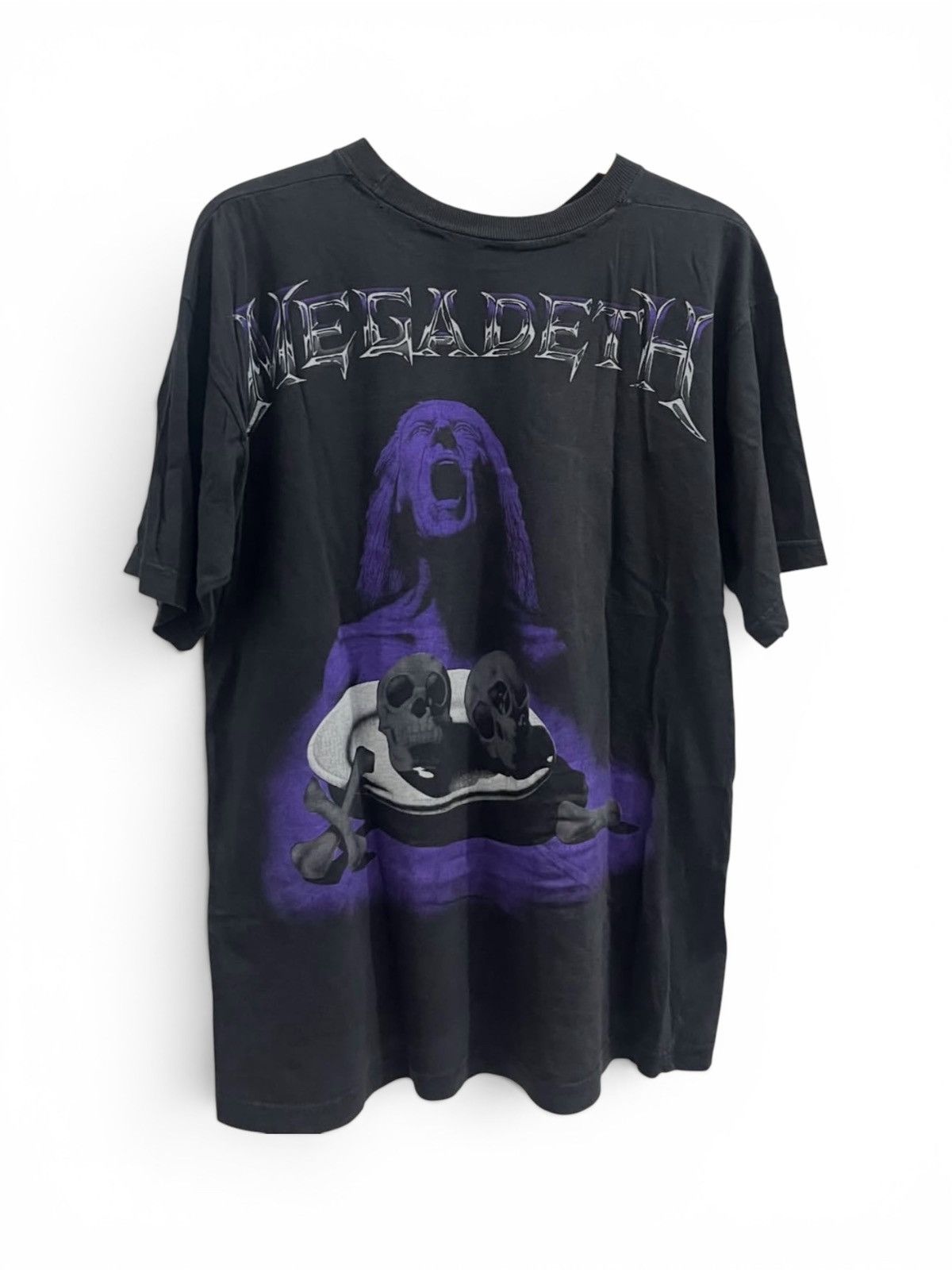 Band Tees Vintage Rare Megadeth Tshirt band Metallica slayer Size US L / EU 52-54 / 3 - 2 Thumbnail