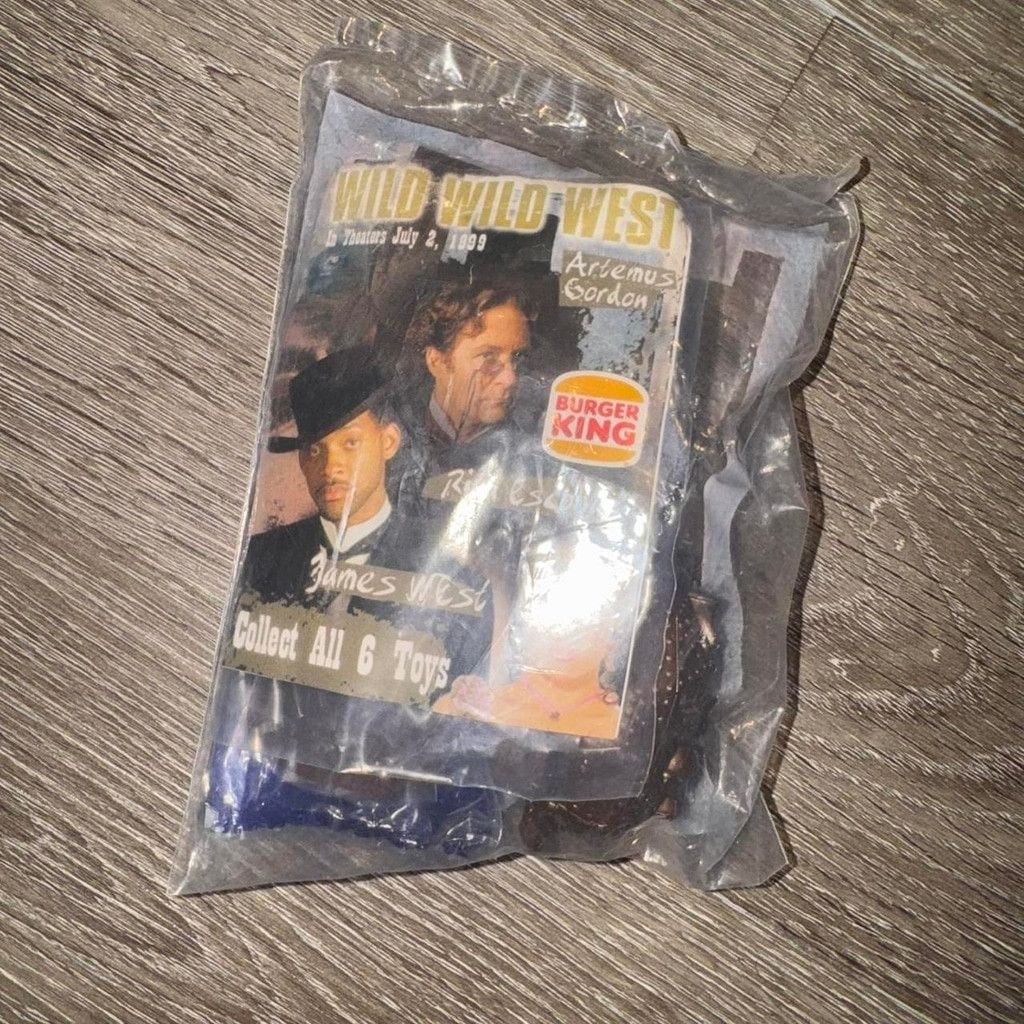 Vintage Burger King 1999 Kids Meal Toy Wild Wild West #5 Will Smith Size ONE SIZE - 5 Thumbnail