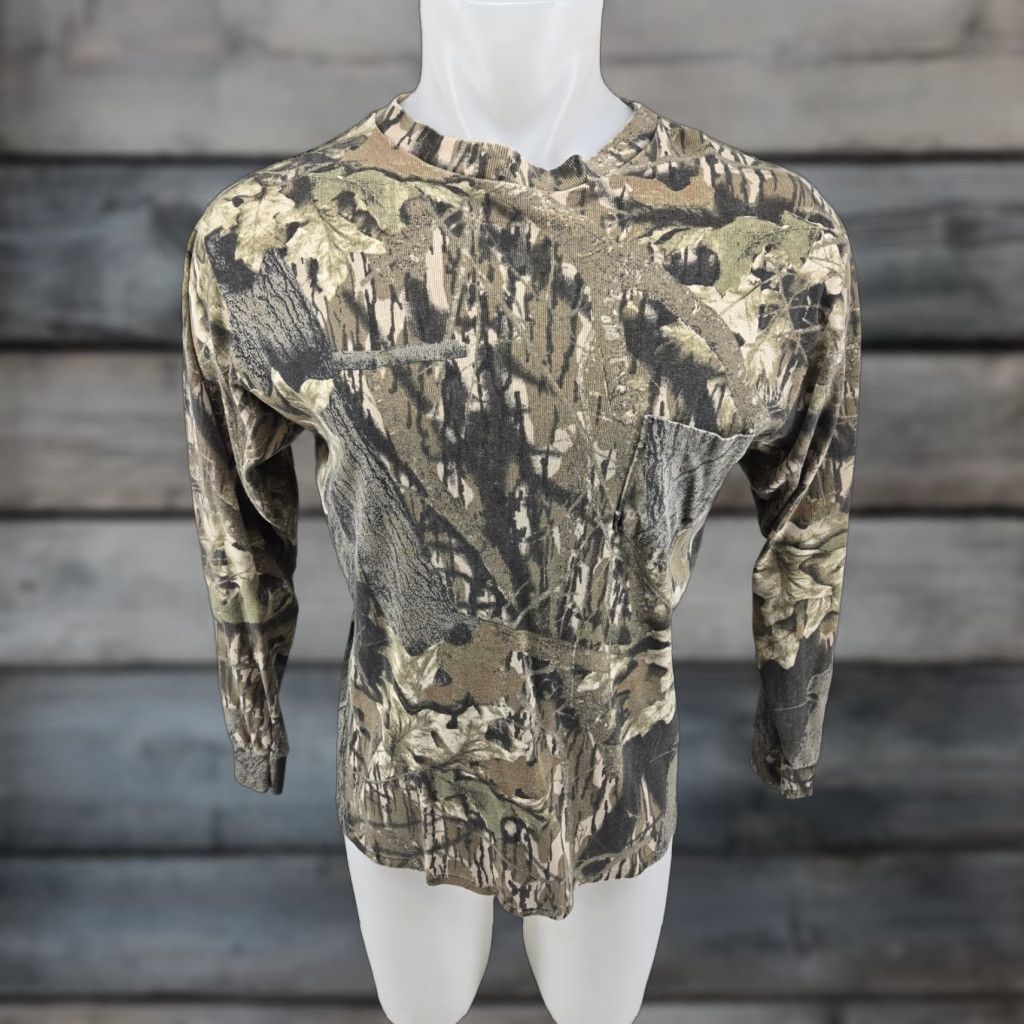 Vintage VINTAGE Mossy Oak Shirt Mens LARGE Camo Long Sleeve USA Made Size US L / EU 52-54 / 3 - 1 Thumbnail