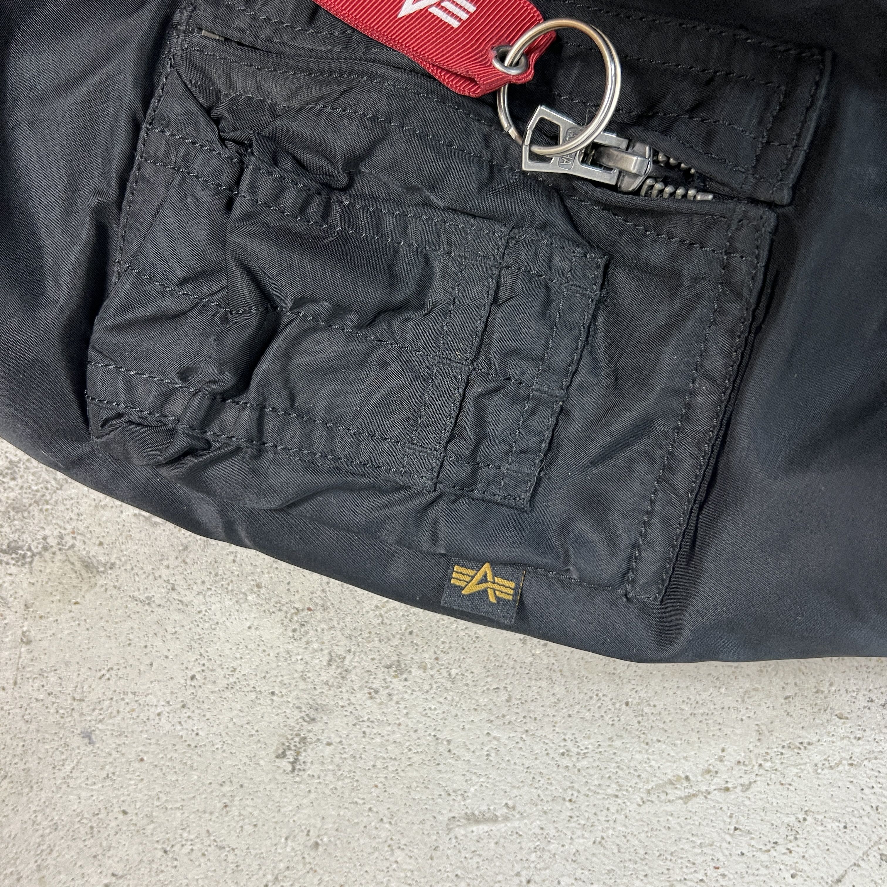 Alpha Industries × Vintage Alpha Industries Bomber Jacket Size US XL / EU 56 / 4 - 8 Thumbnail