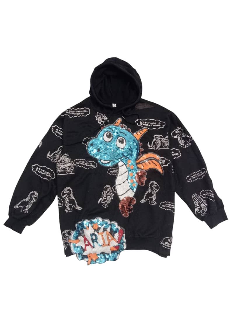 Japanese Brand Aria Blink Dragon Hoodie Size US S / EU 44-46 / 1 - 3 Thumbnail