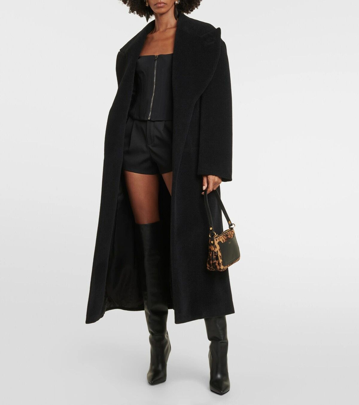 TOM FORD Embellished Leather Over-The-Knee Boots MadeinItaly