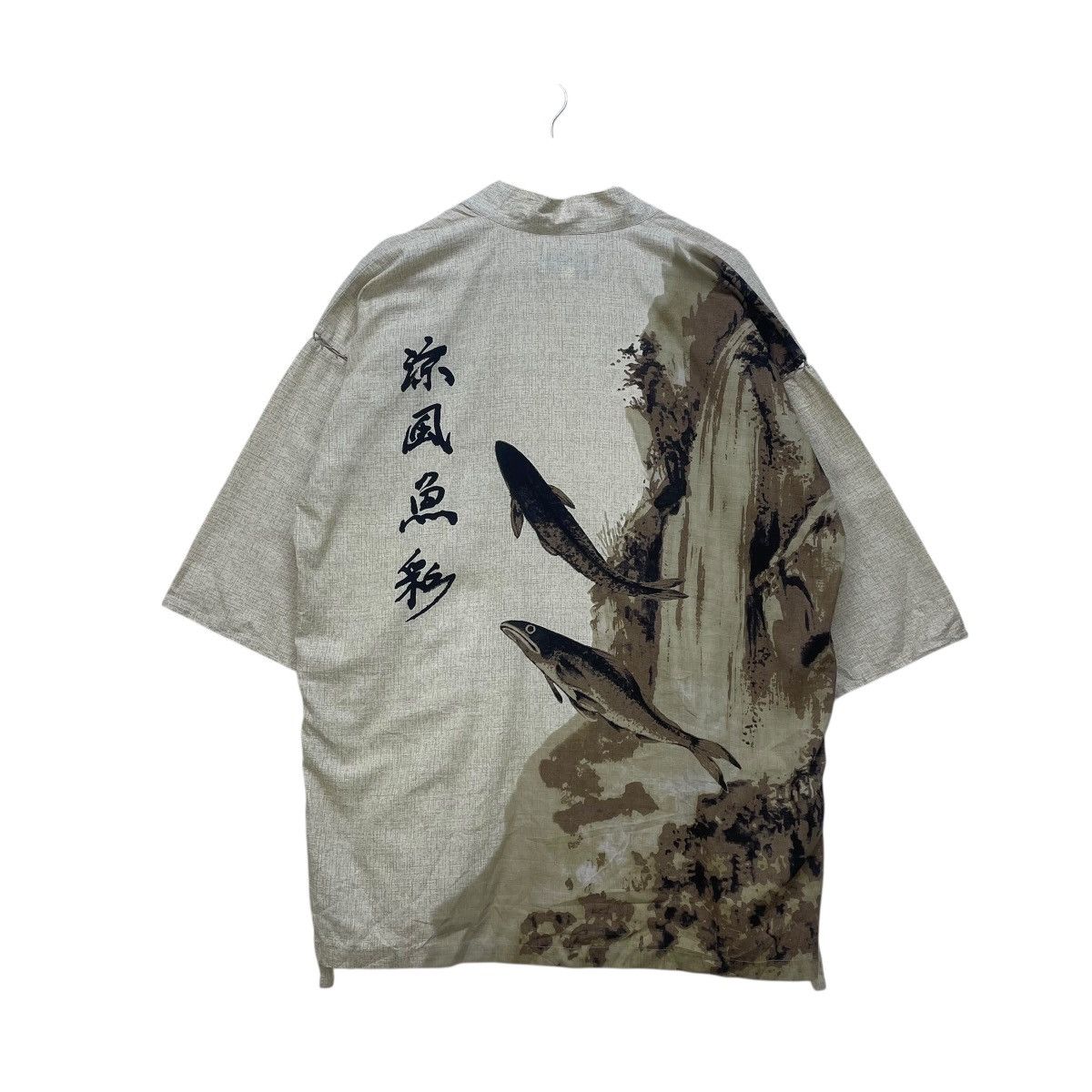 Japanese Brand 💥Japanese Traditional Kimono Printed Fish Koi Size US L / EU 52-54 / 3 - 1 Thumbnail