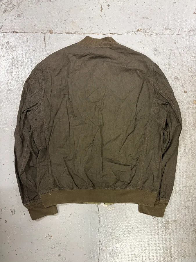 C.P. Company 2000s C.P. Company Khaki Houndstooth Bomber Jacket Size US L / EU 52-54 / 3 - 5 Thumbnail