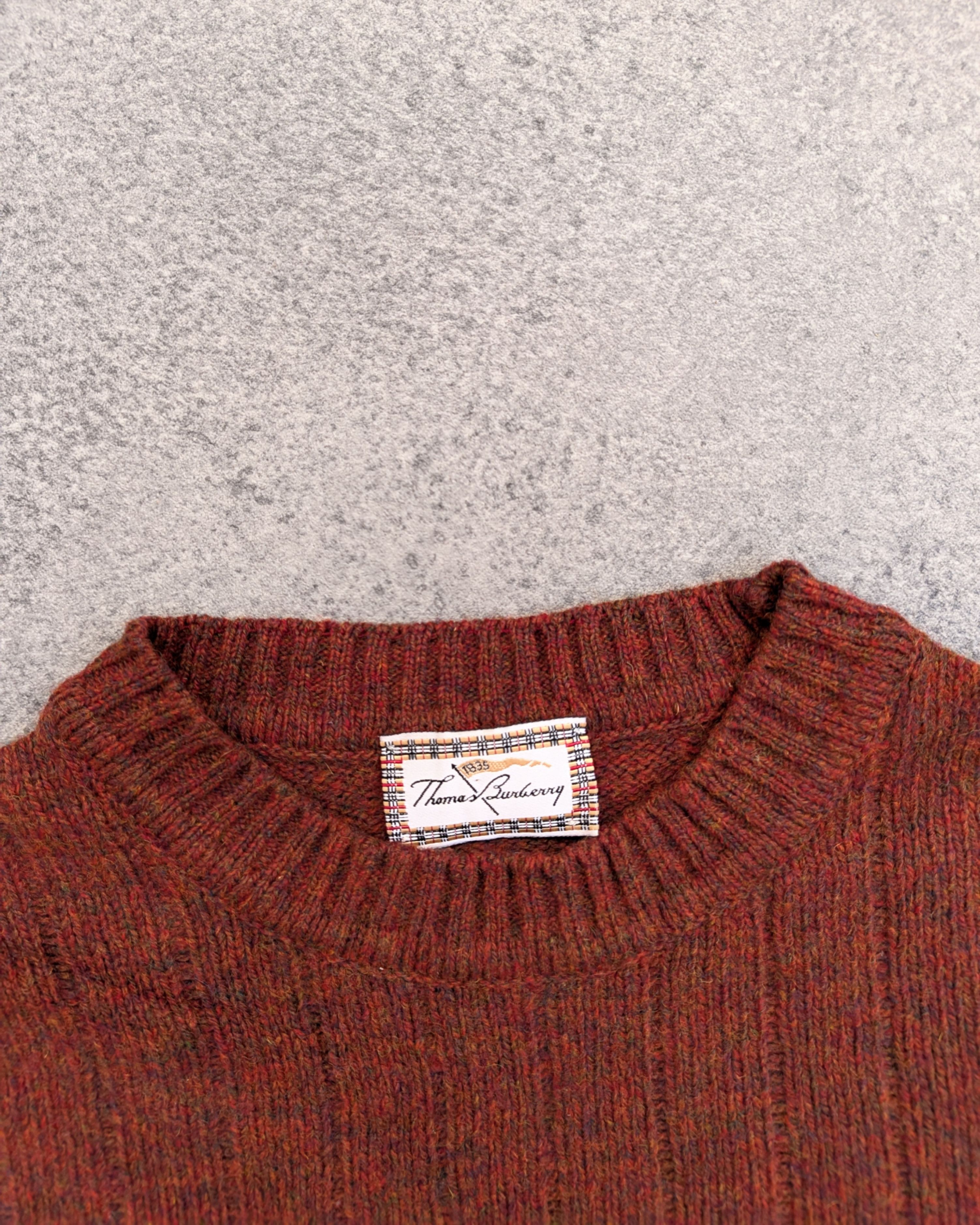 Burberry Thomas Burberry Knitted Sweatshirt Size US L / EU 52-54 / 3 - 2 Thumbnail