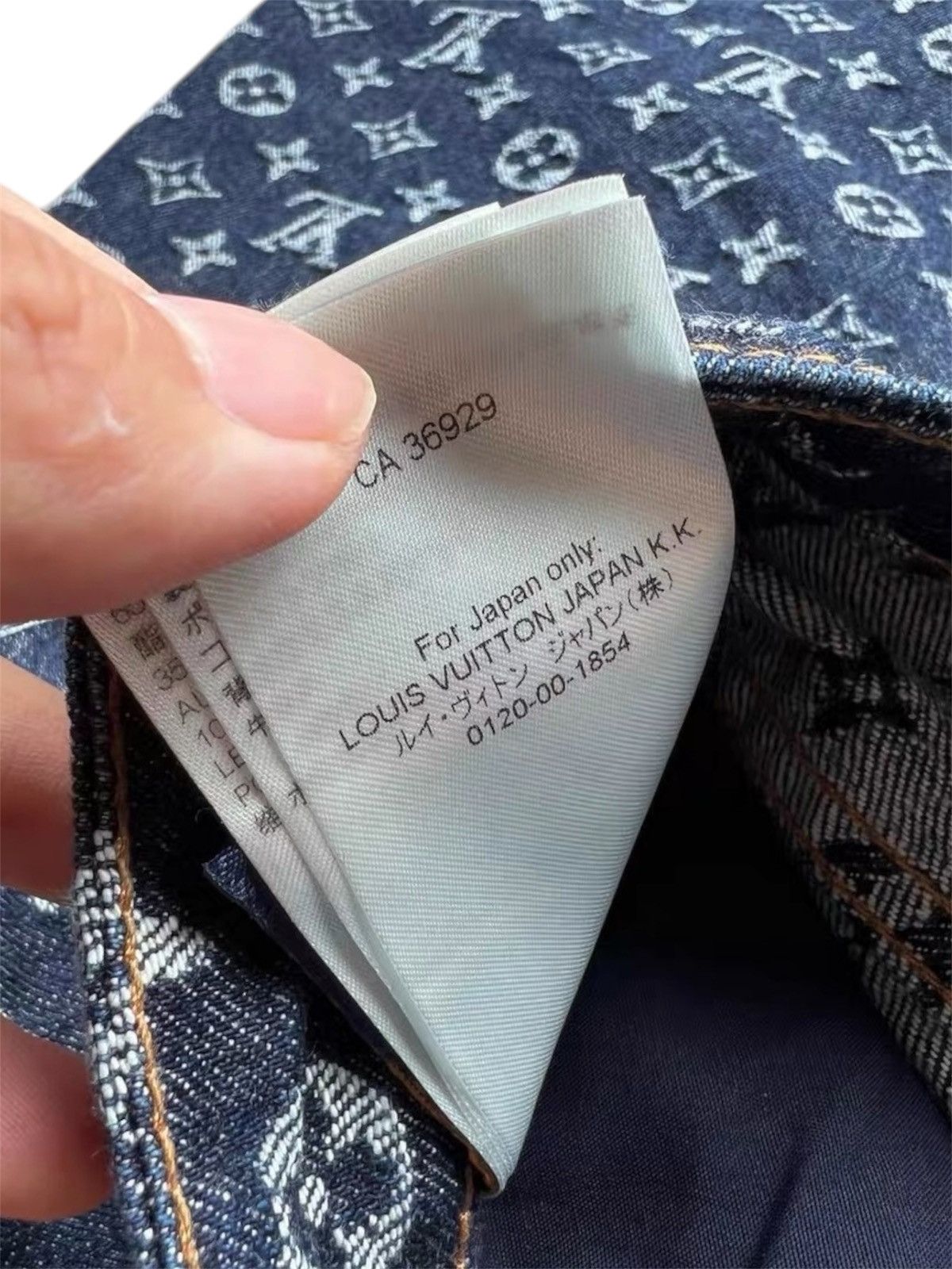 Louis Vuitton Louis Vuitton x Timberland 31 Monogram Denim Jeans Size US 31 - 11 Thumbnail