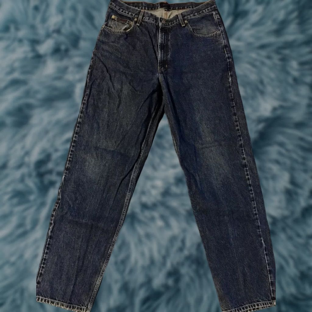 Tommy Hilfiger VINTAGE Tommy Hilfiger Jeans Denim 90s 80s Grunge Skater Distressed 34 Men Blue Jeans Belt X Jeans Products Size US 34 / EU 50 - 1 Thumbnail