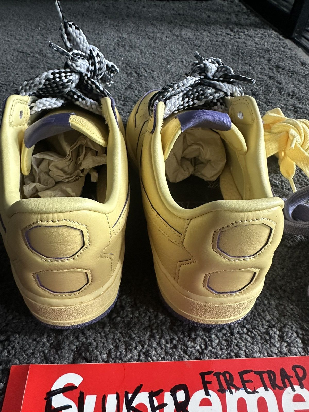 Nike Kobe Bryant x Air Force 1 Low Protro "Soft Yellow" Size US 10 / EU 43 - 5 Thumbnail
