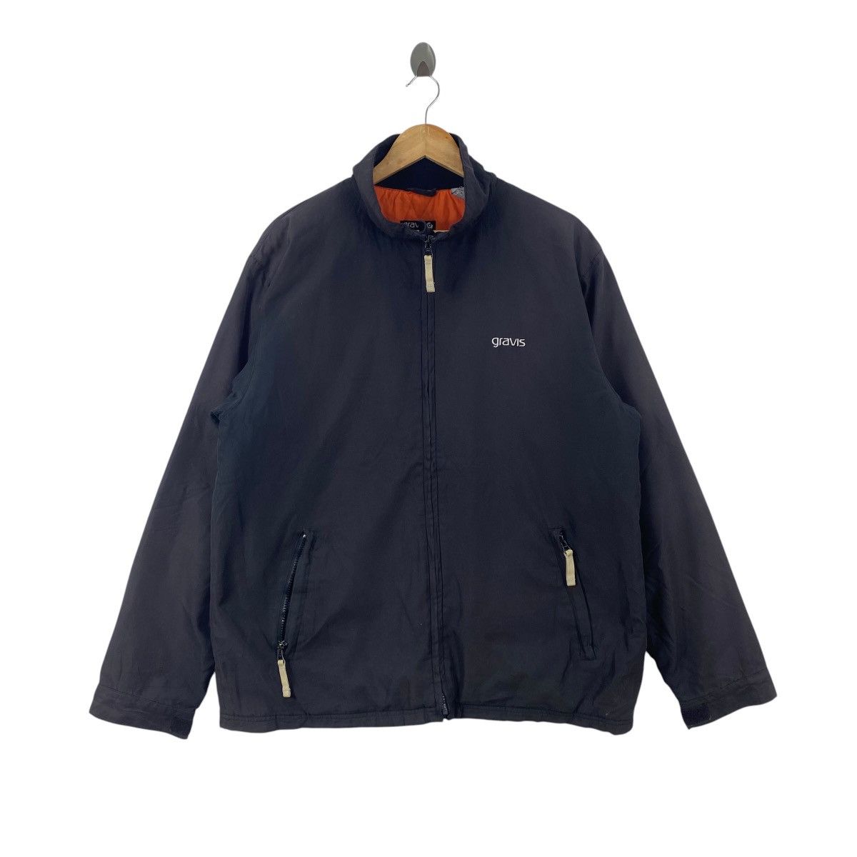 Gravis Vintage GRAVIS Full Zip Padded Jacket OrQuilted Lining Size US L / EU 52-54 / 3 - 1 Thumbnail